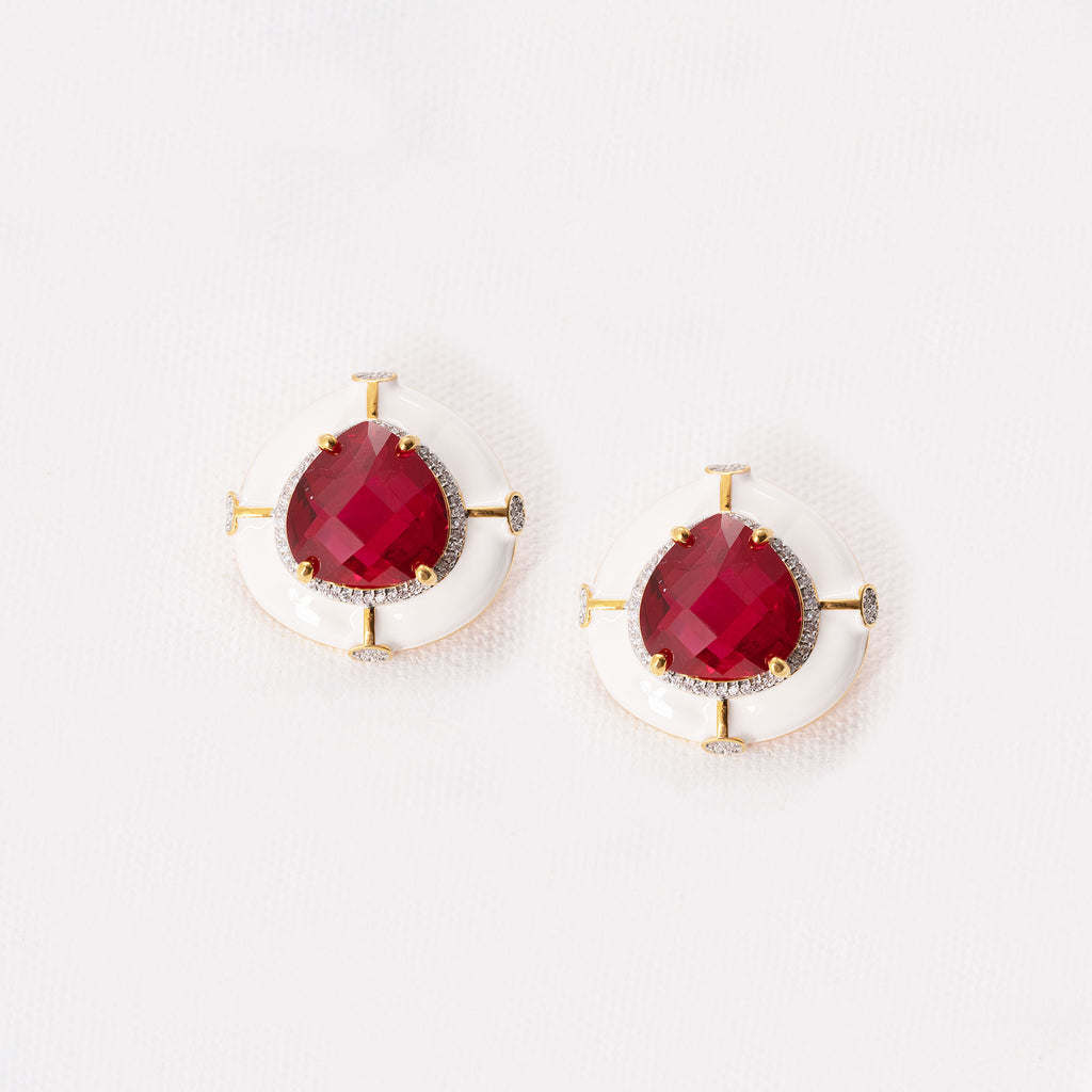 Modern Spear Shape Earrings