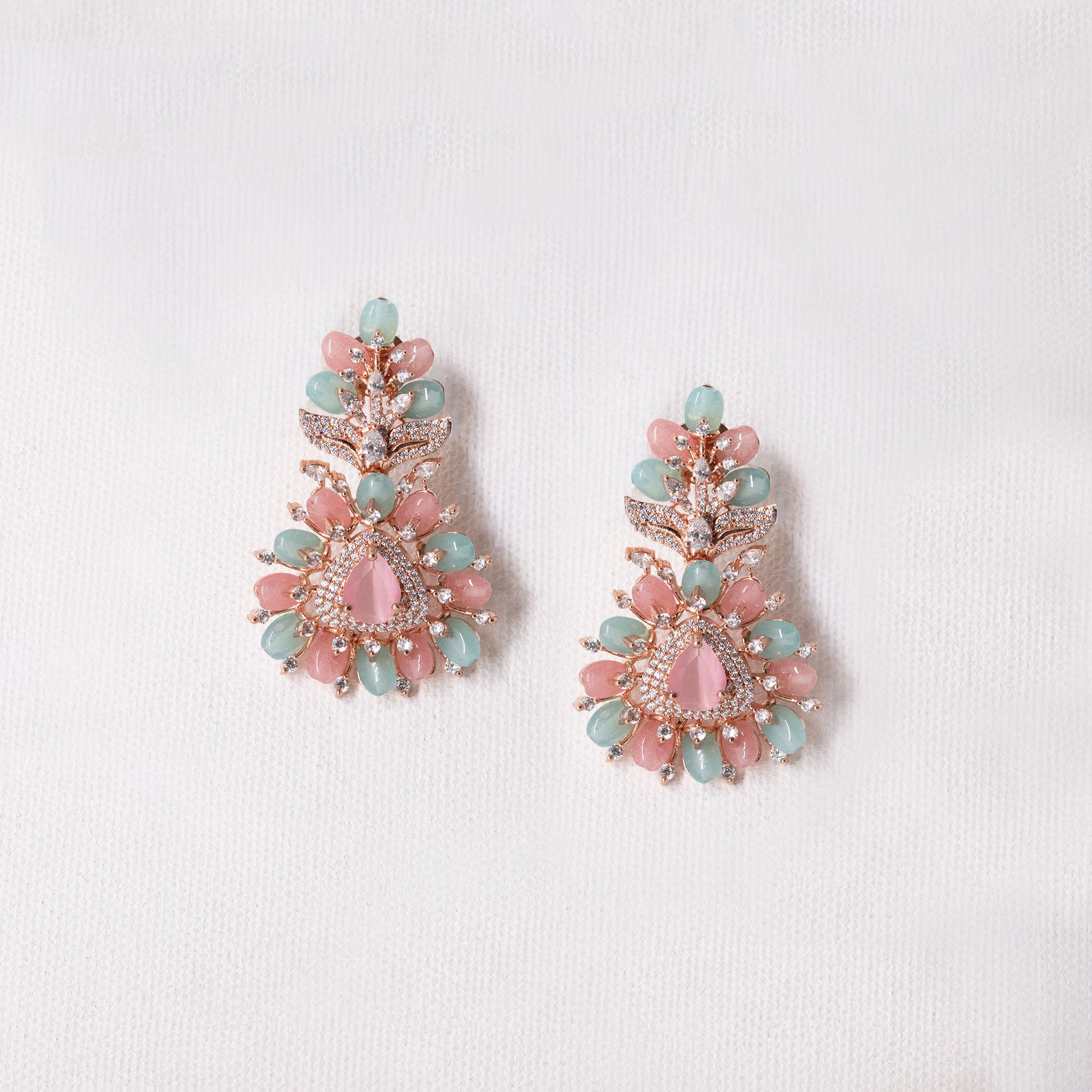 Modern Floral Top Earrings