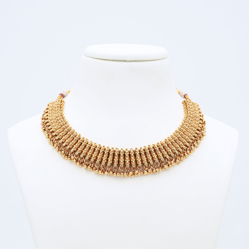 Traditional Column Necklace Set