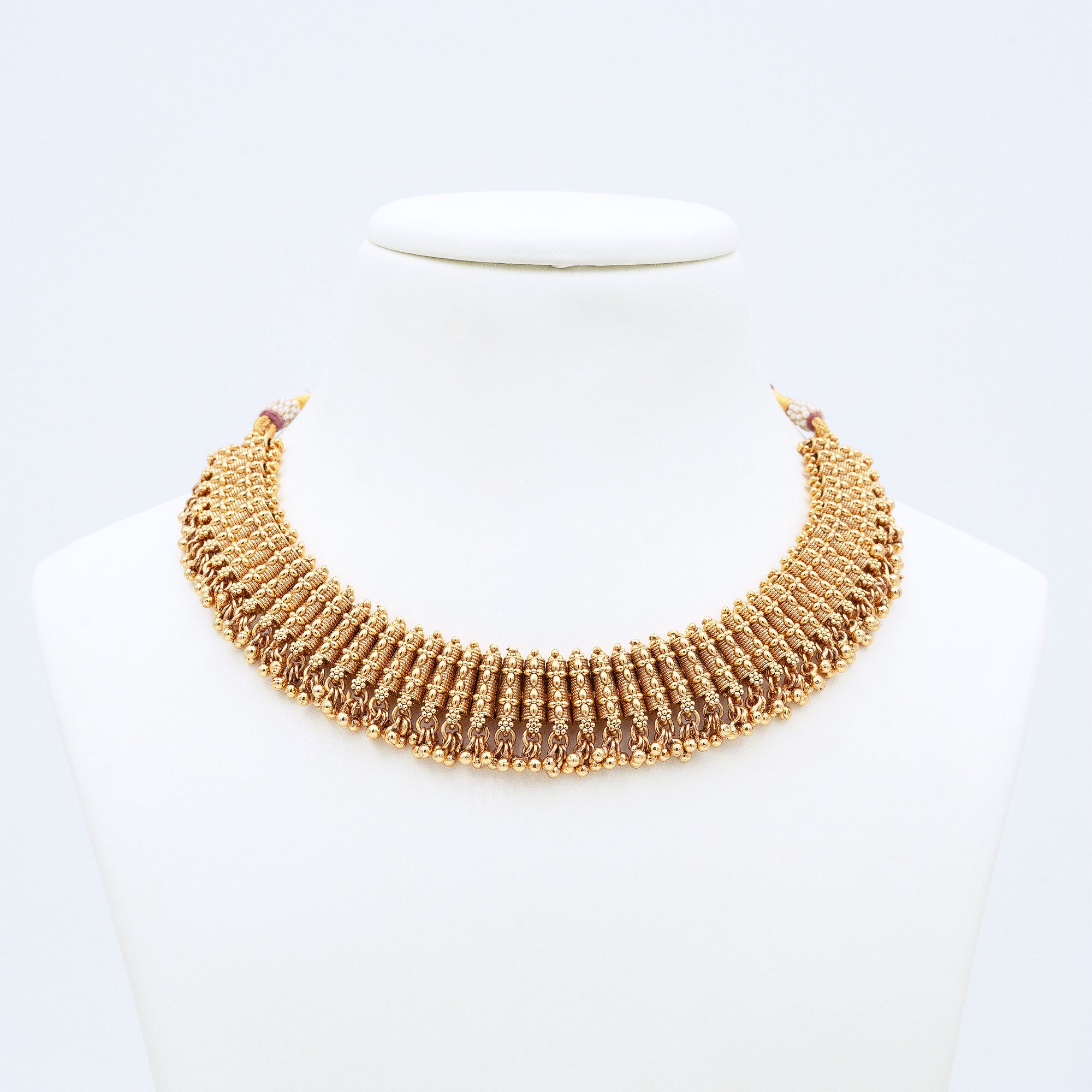 Traditional Column Necklace Set