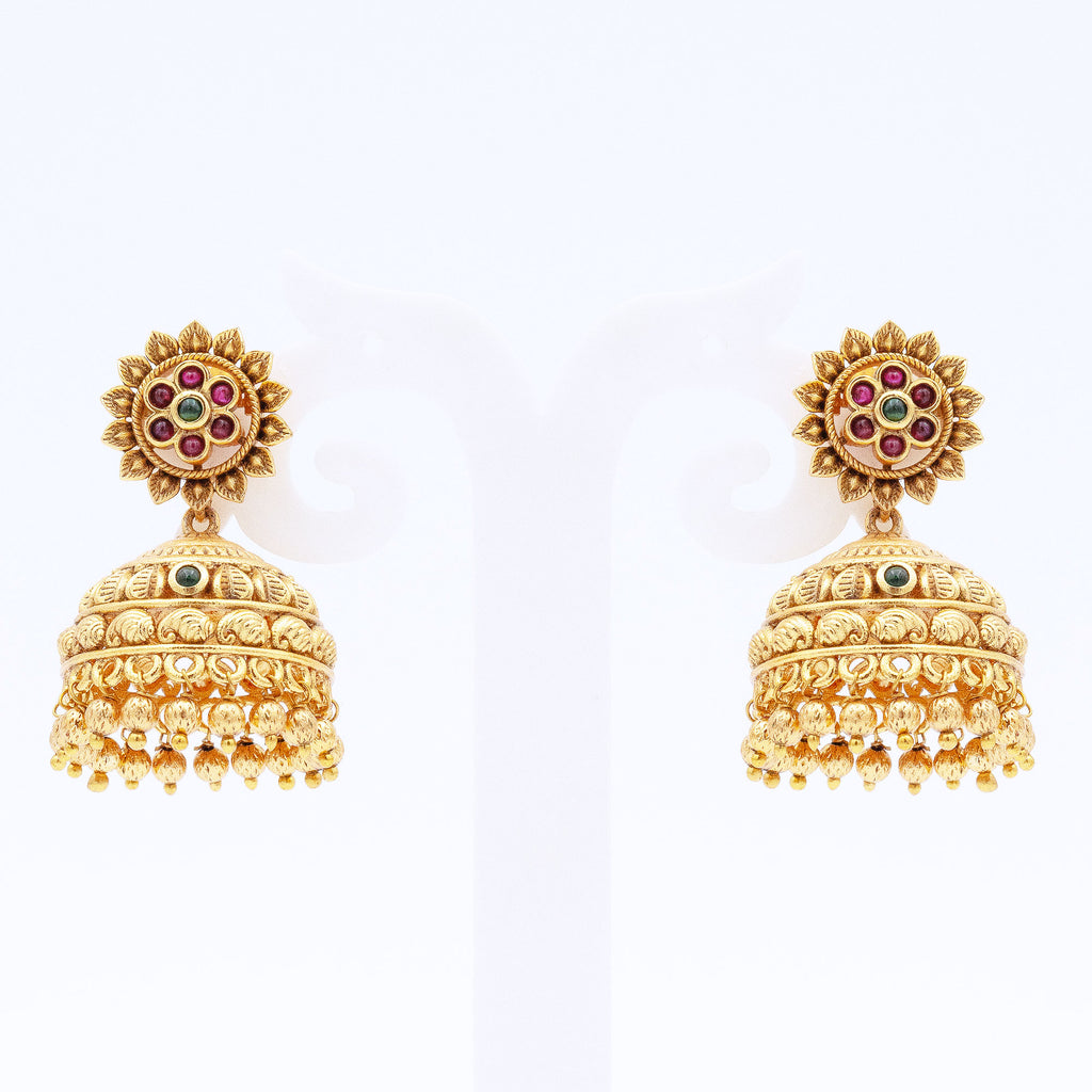 Traditional Sunflower Earring Set