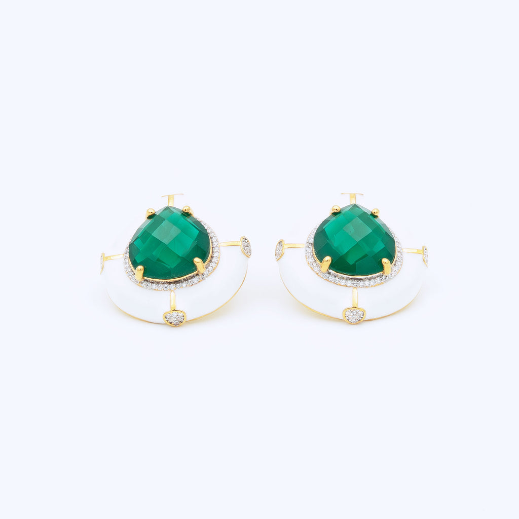 Modern Spear Shape Earrings