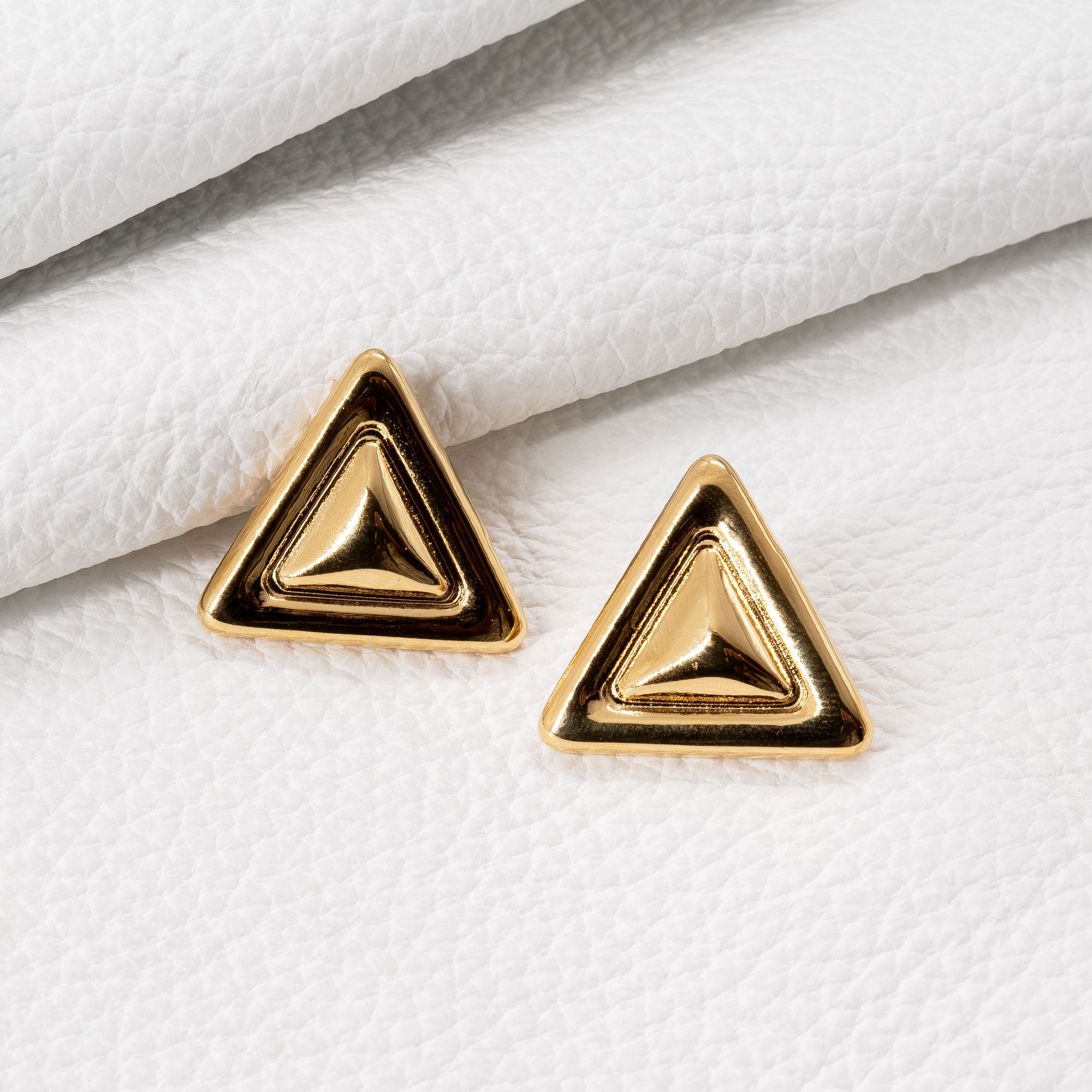 Trendy Triangular Earring Set