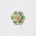 Trendy Hollow Two Layer Floral Ring