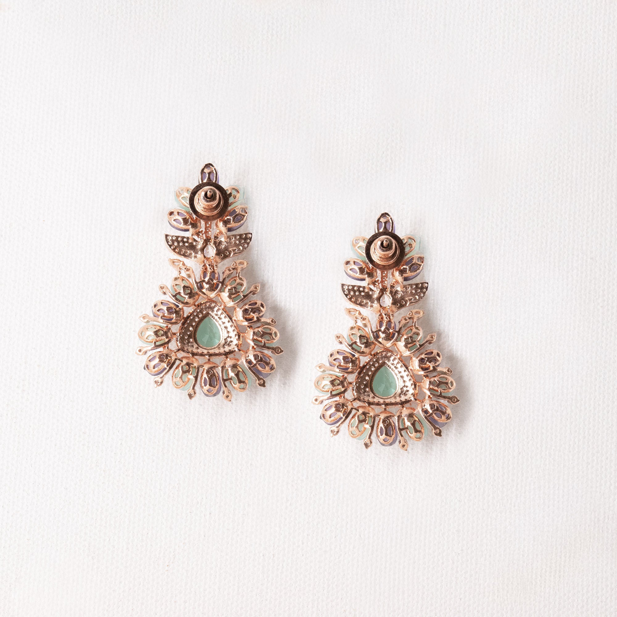 Modern Floral Top Earrings