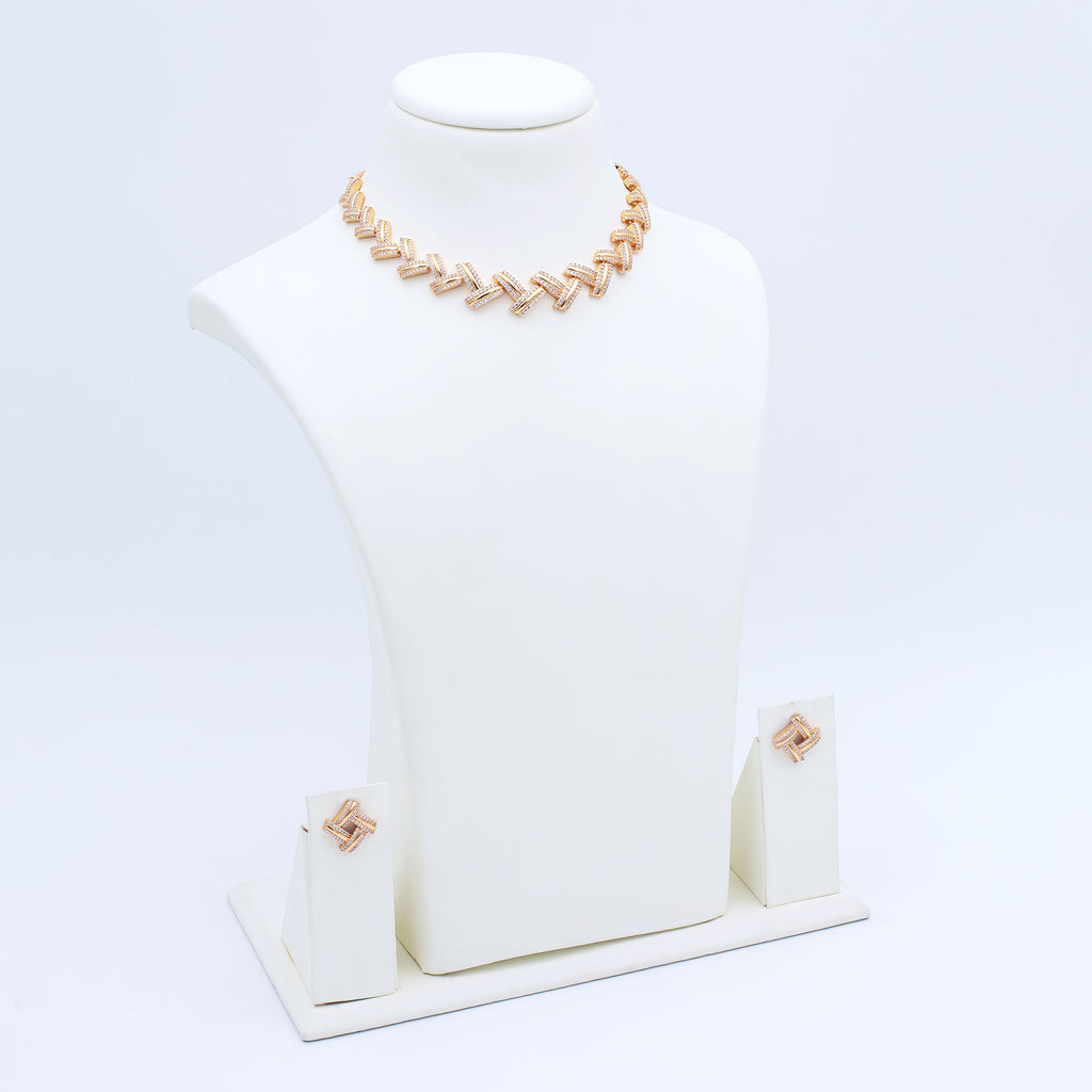 Modern Link Necklace Set