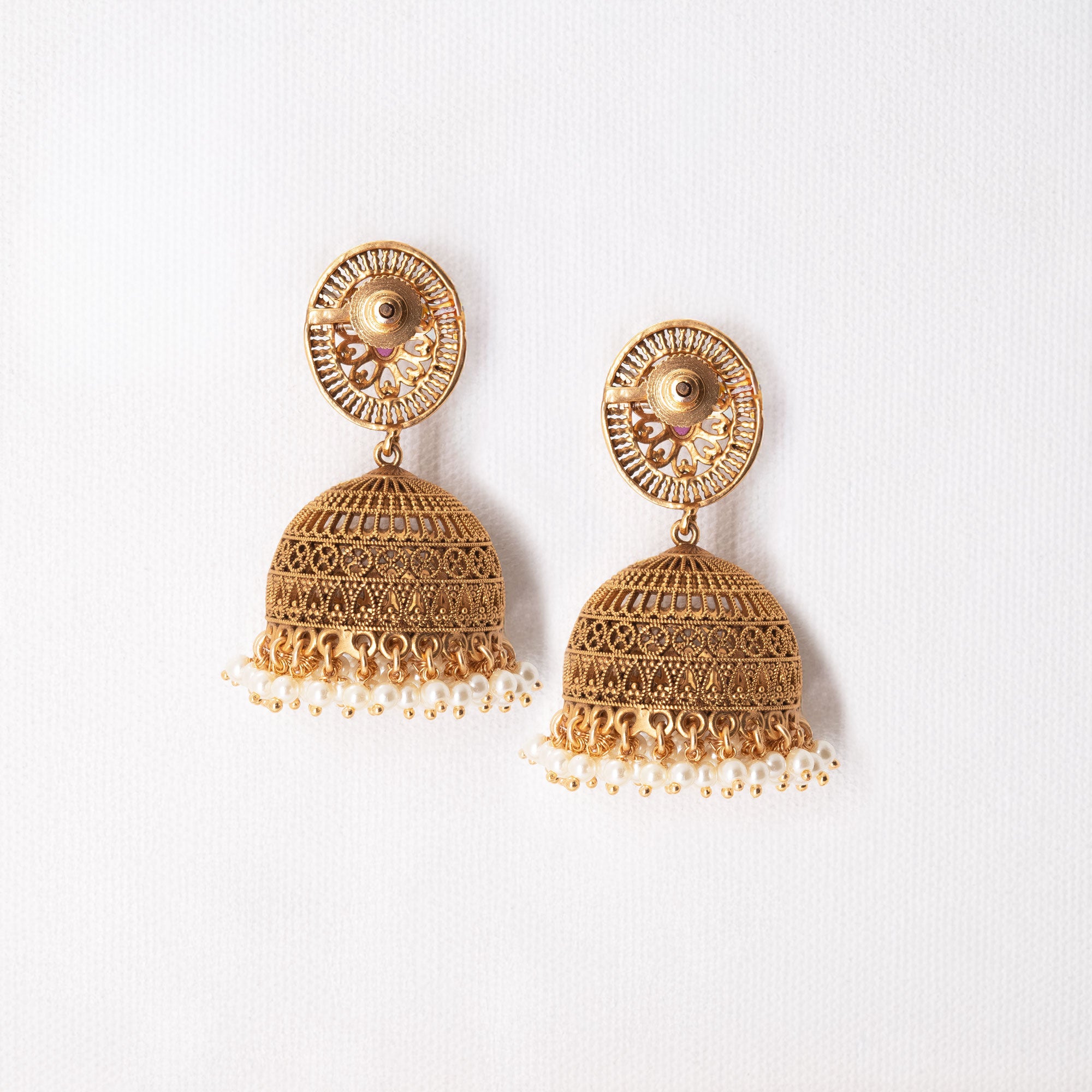 Traditional Round Earring Set