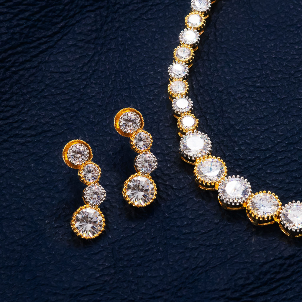 Trendy Round Necklace Set