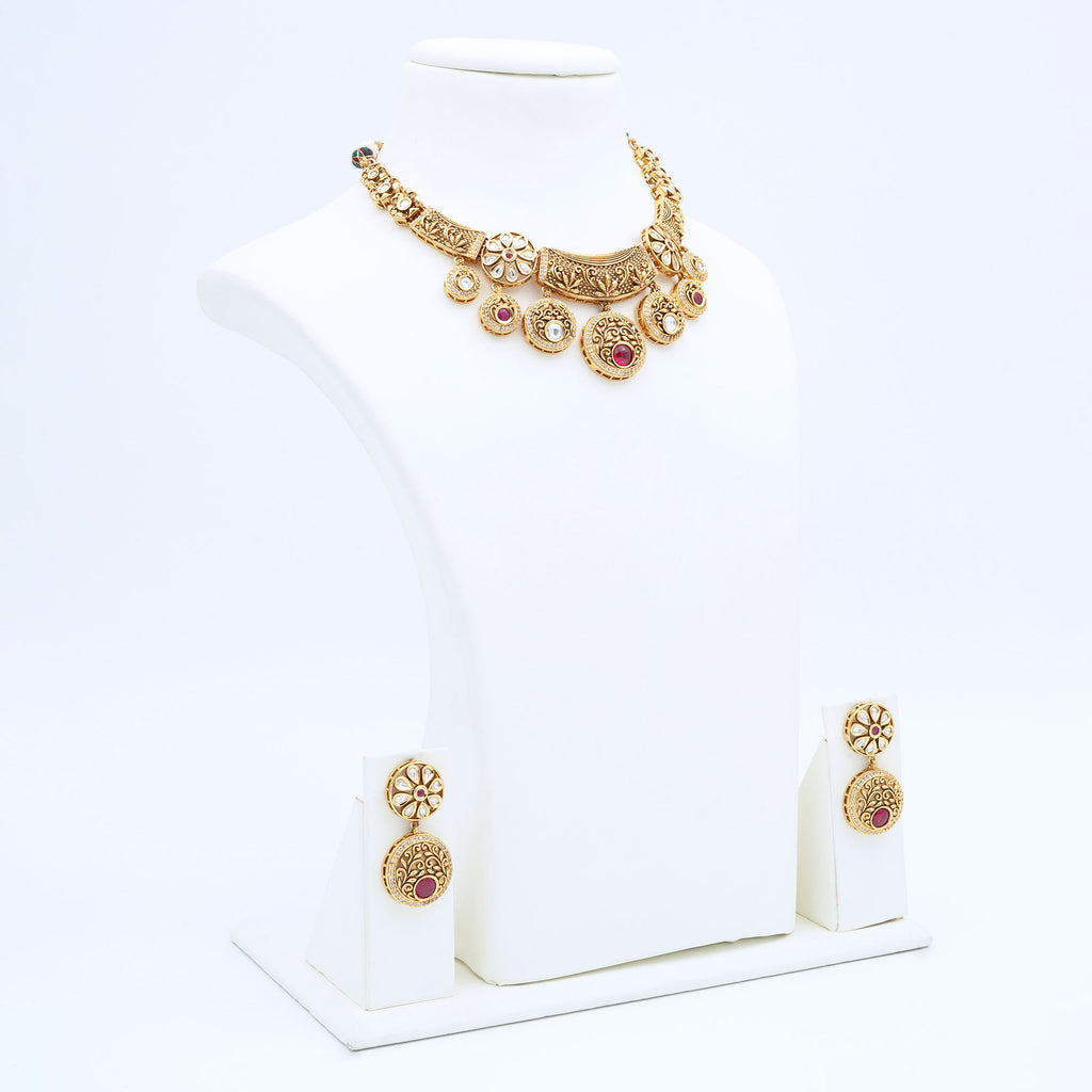 Trendy Box Necklace Set