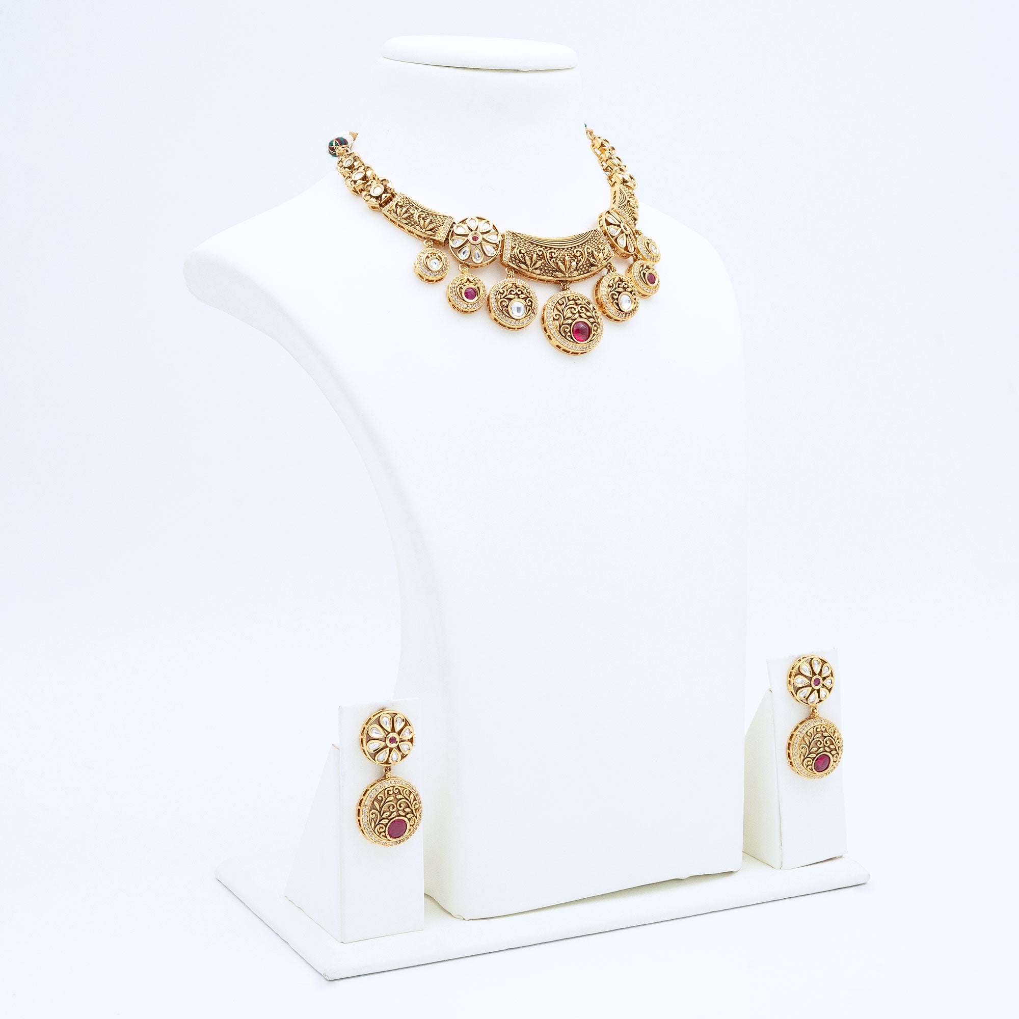 Trendy Box Necklace Set