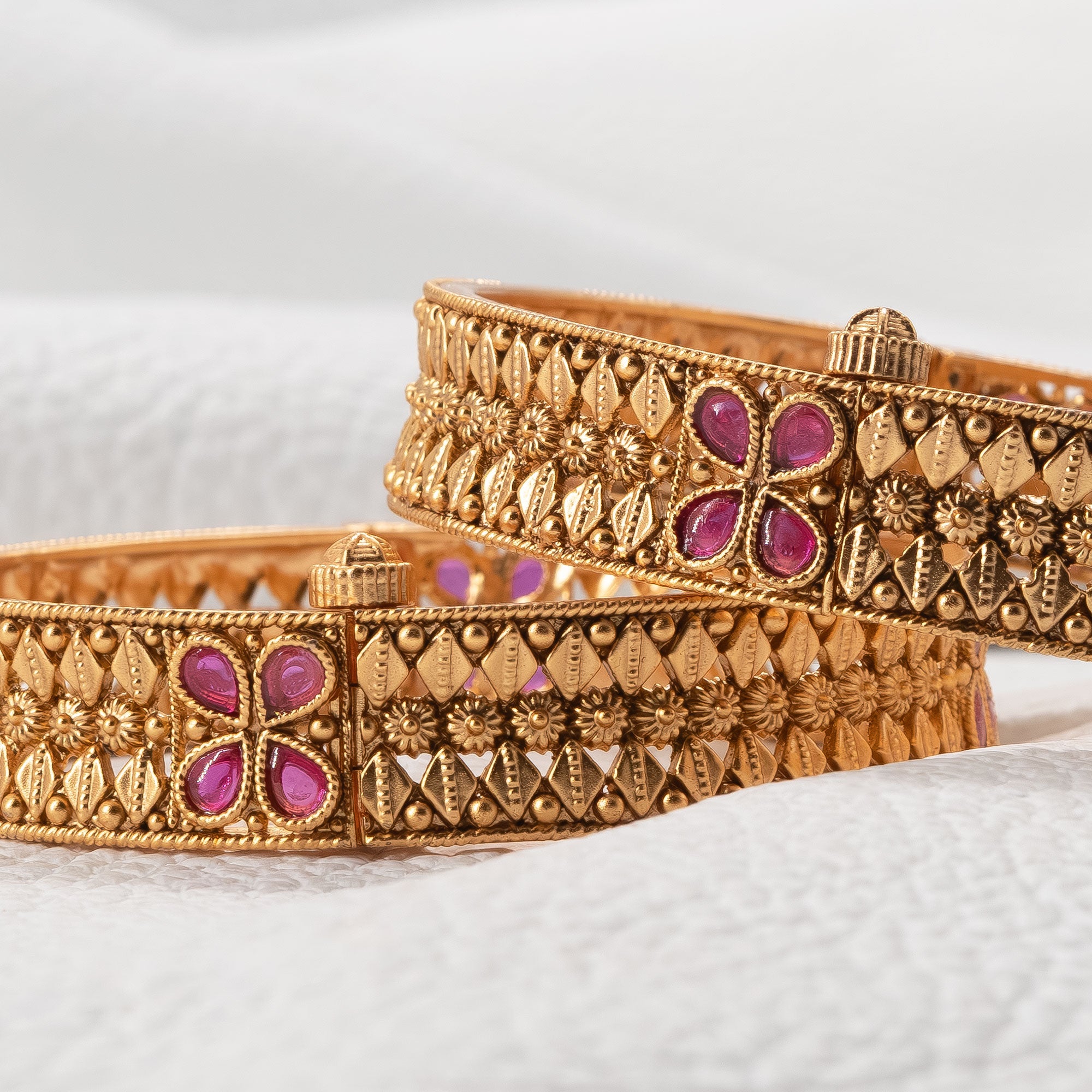 Trendy Butterfly Wing Bangles (Set of 2)