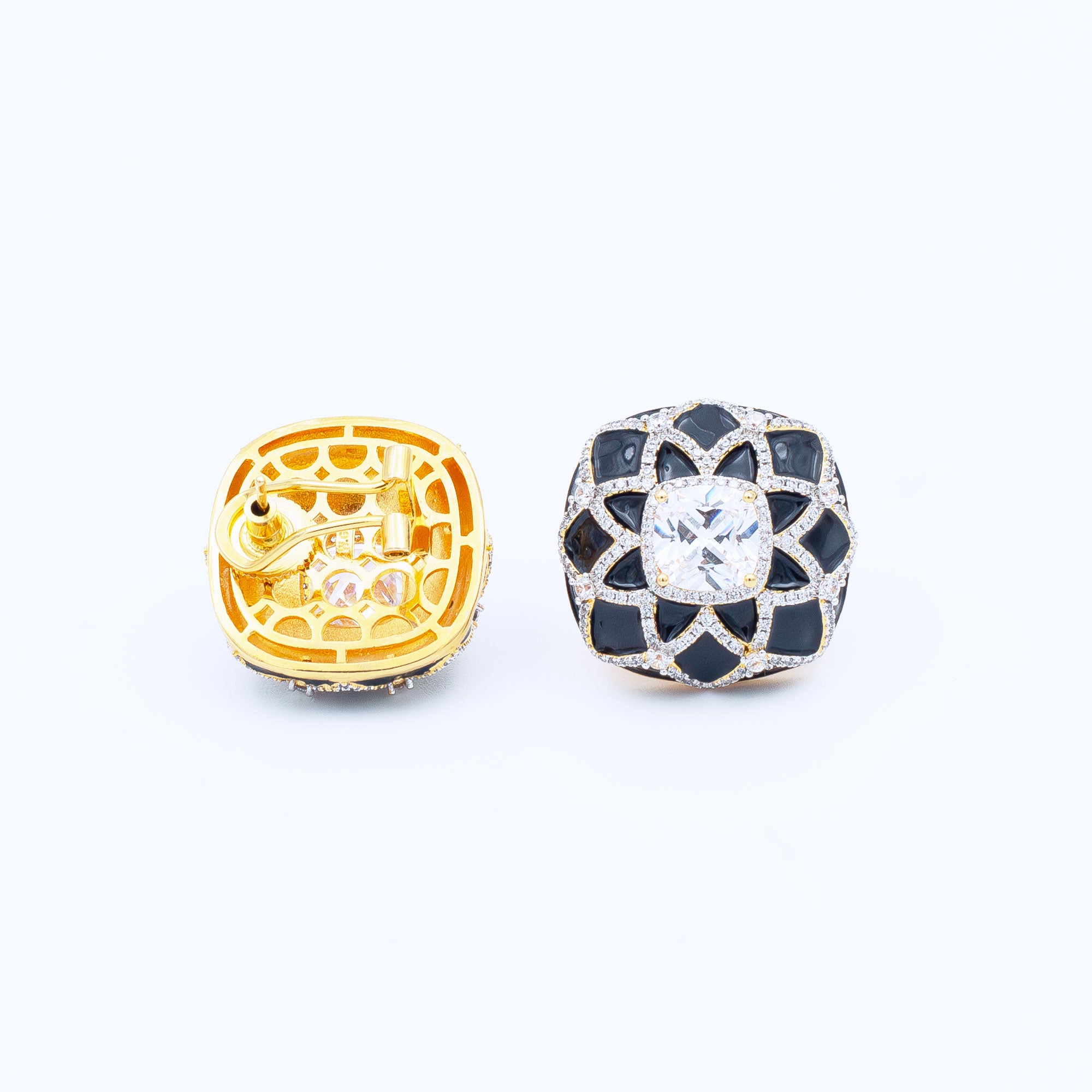Modern Square Shape Earrings