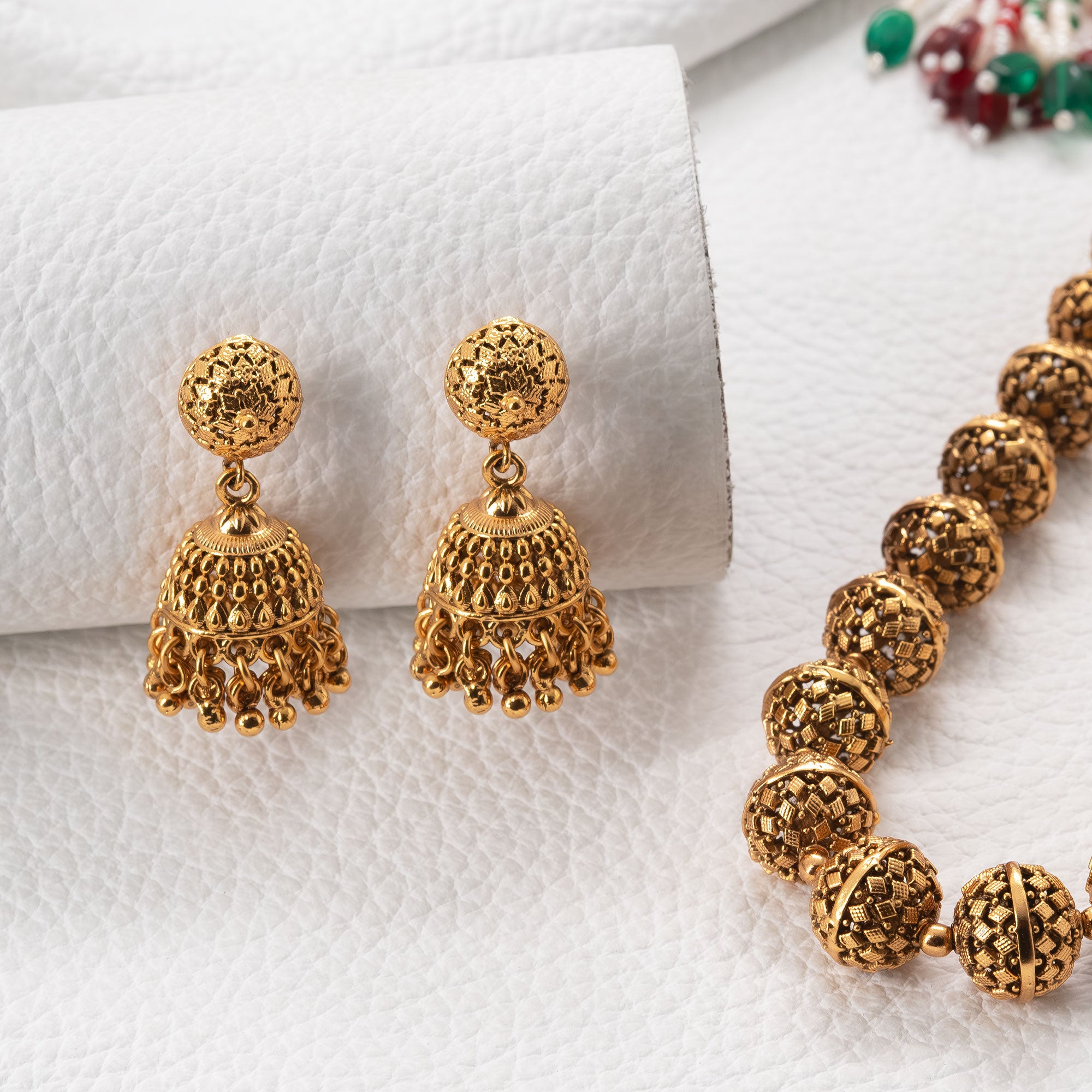 Trendy Rudraksha Necklace Set