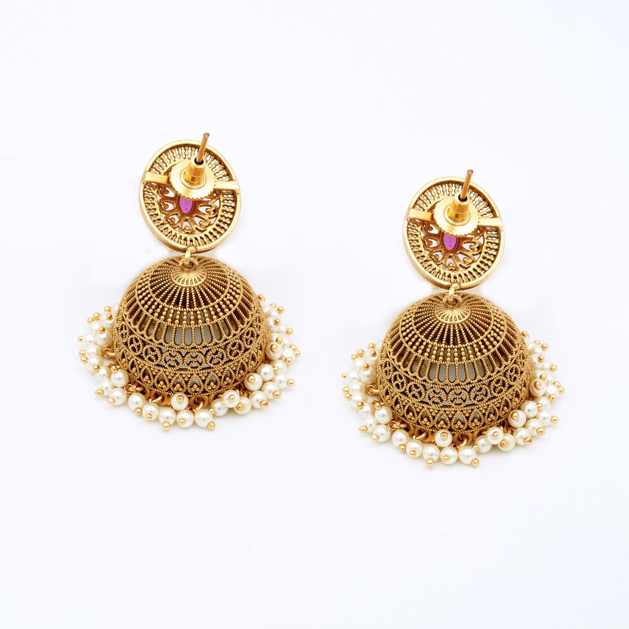 Traditional Round Earring Set