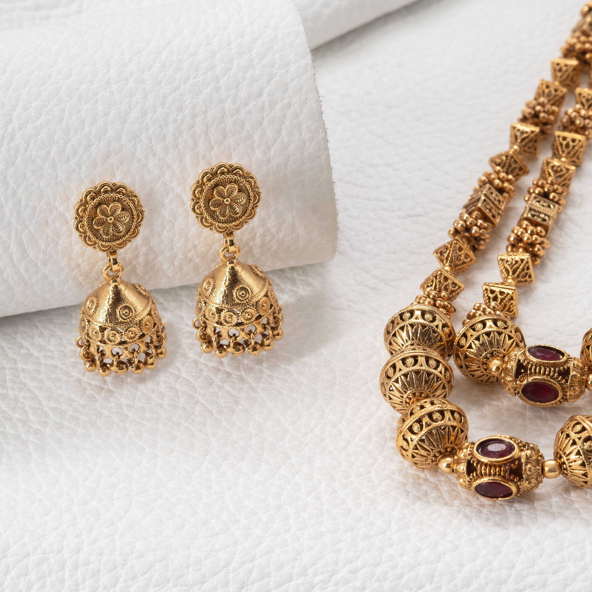 Traditional Rudraksha Haram Set