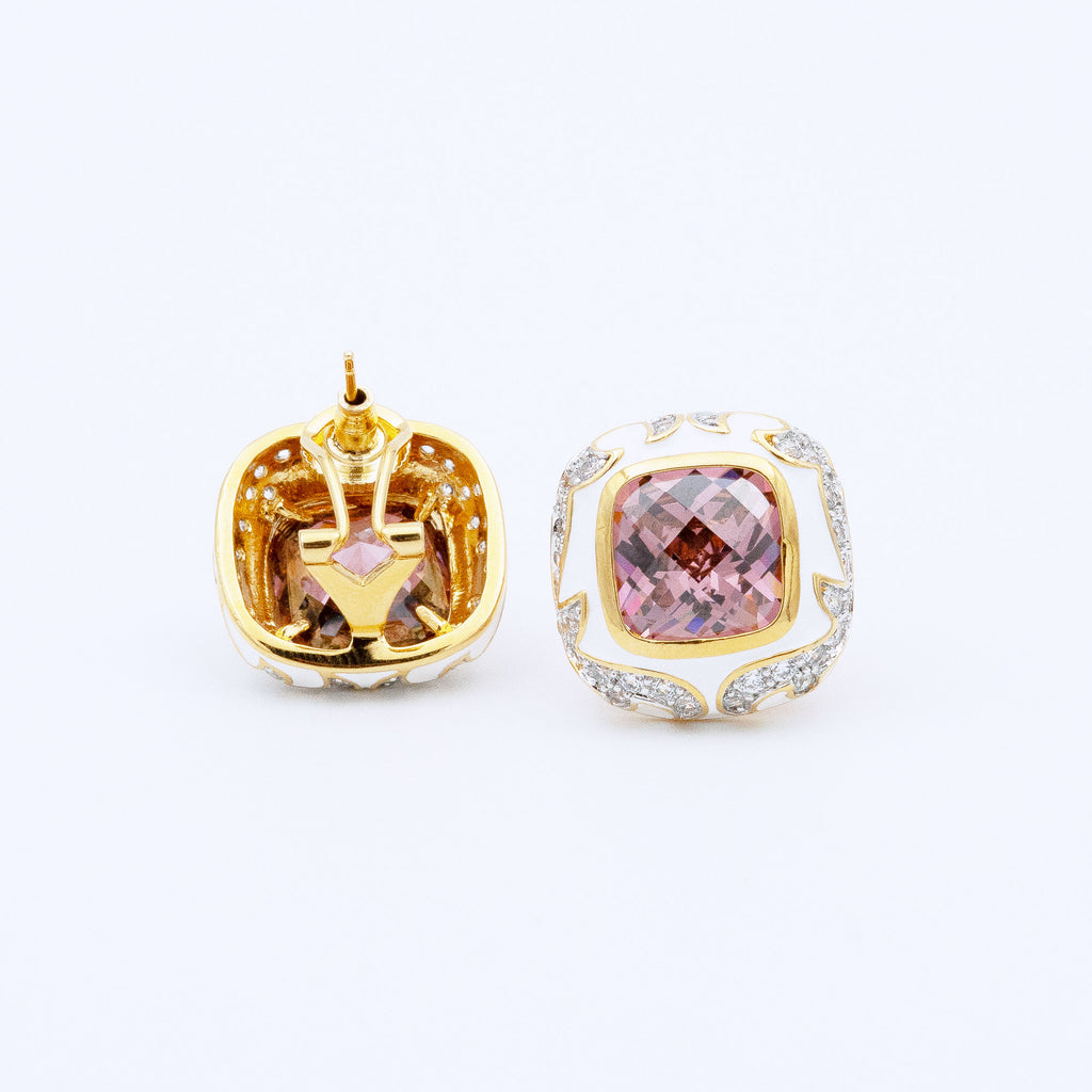 Modern Box Shaped Earrings