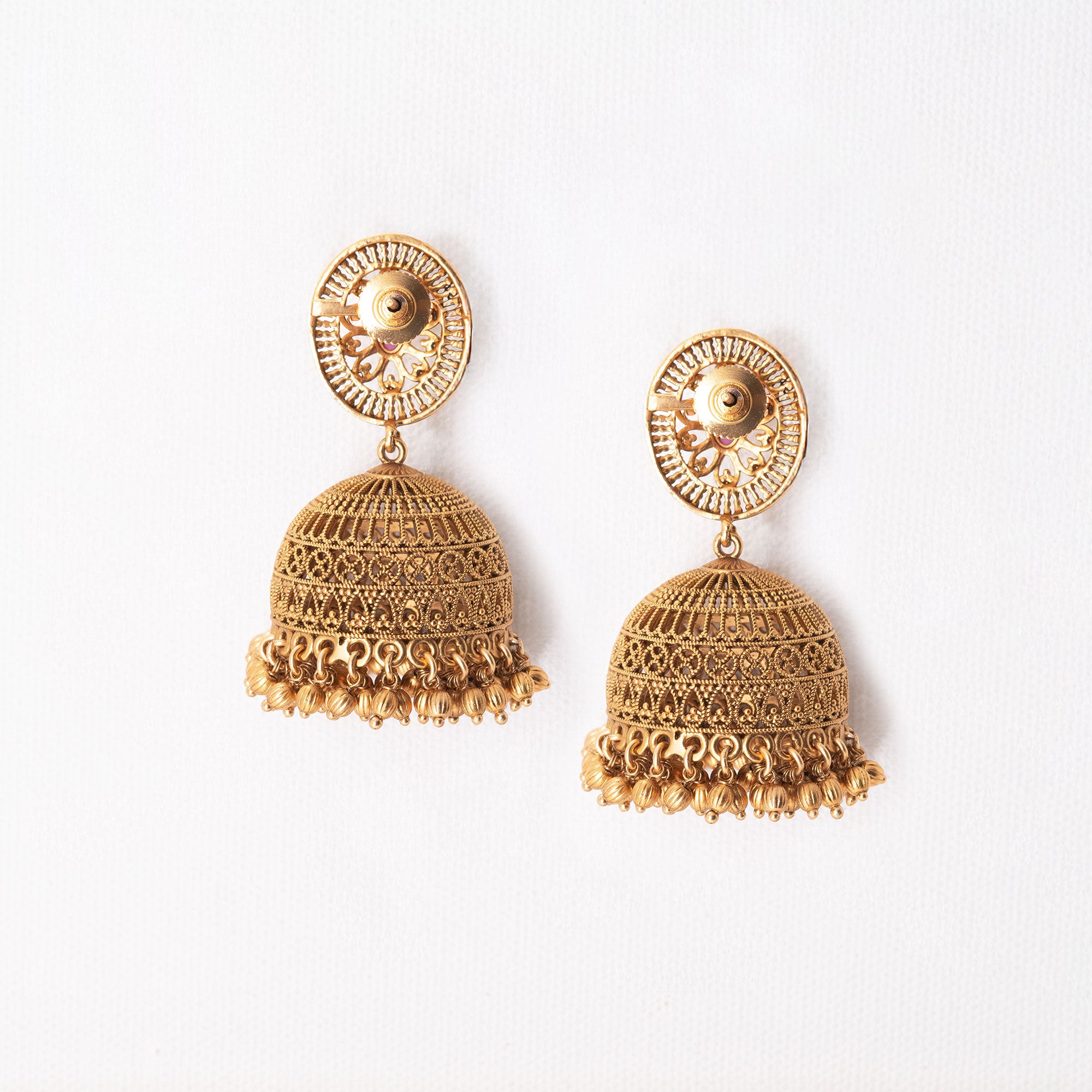Traditional Round Earring Set