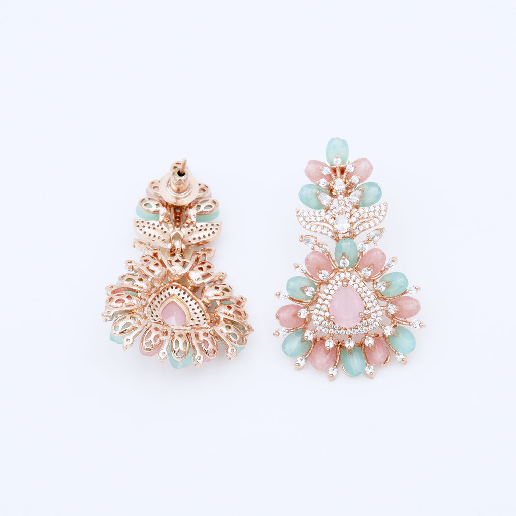 Modern Floral Top Earrings