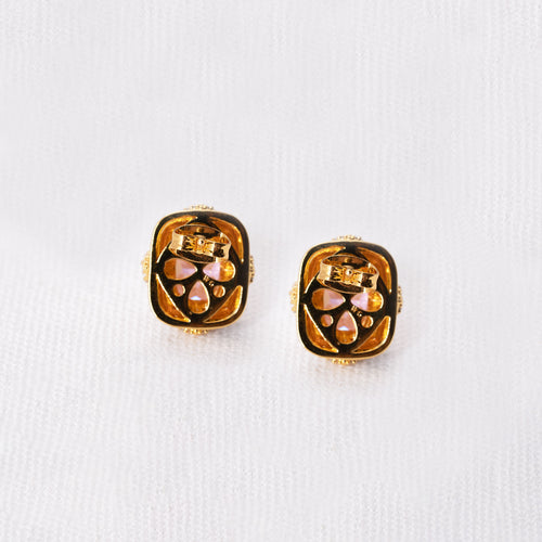 Modern Cushion Cut Earrings