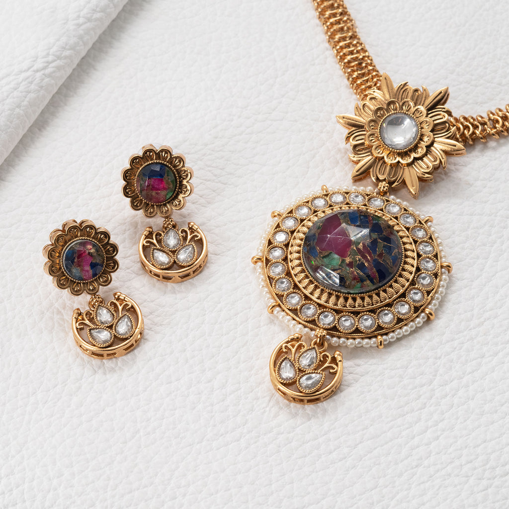 Traditional Mosaic Pendant Set