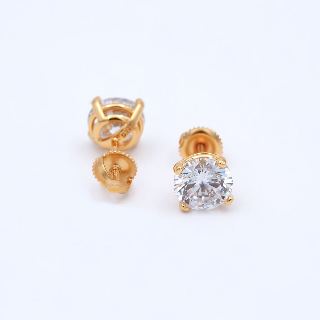 Modern Curved Prong Screw Back Tops ( Small )
