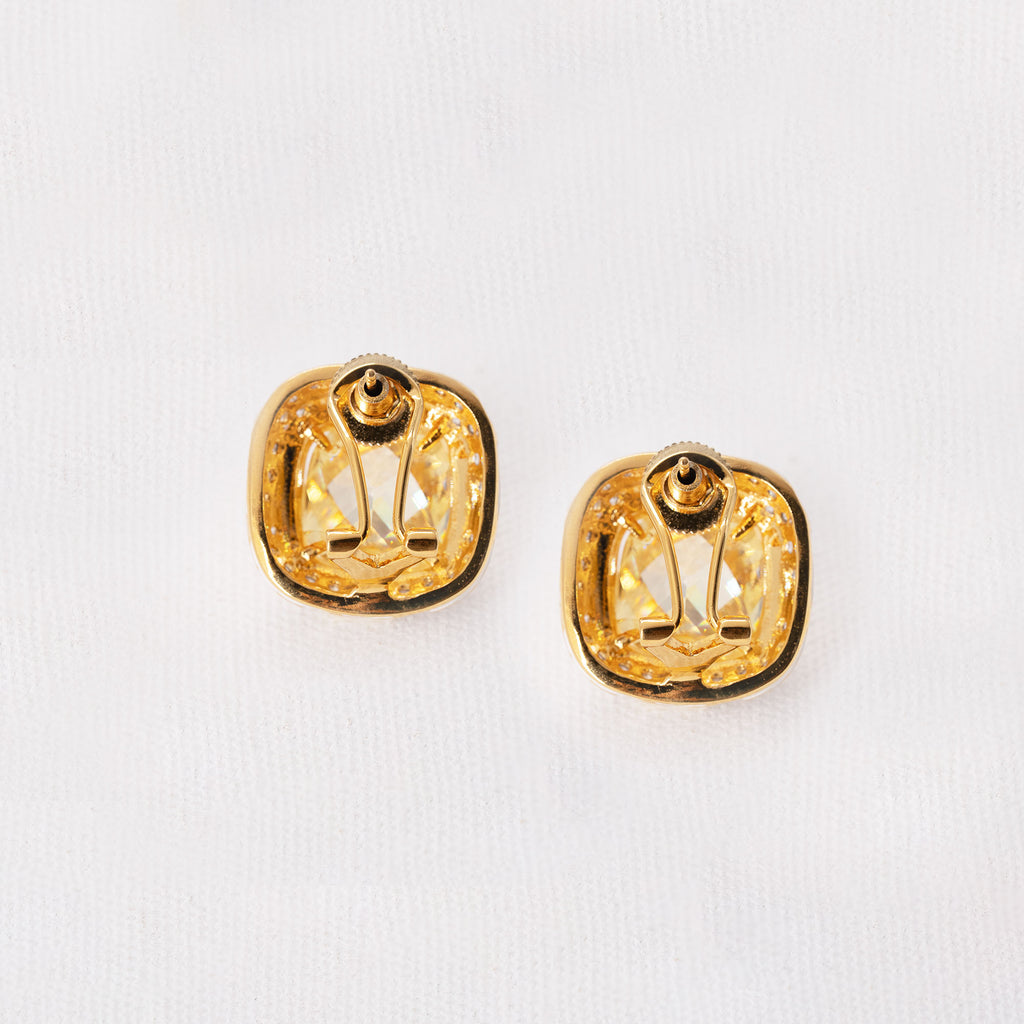 Modern Box Shaped Earrings