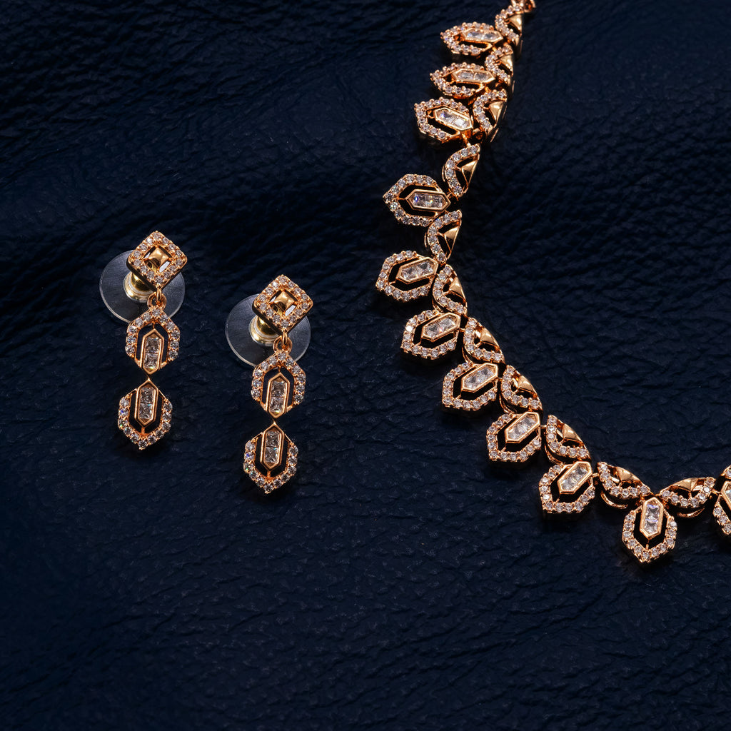 Modern Geometrical Necklace Set