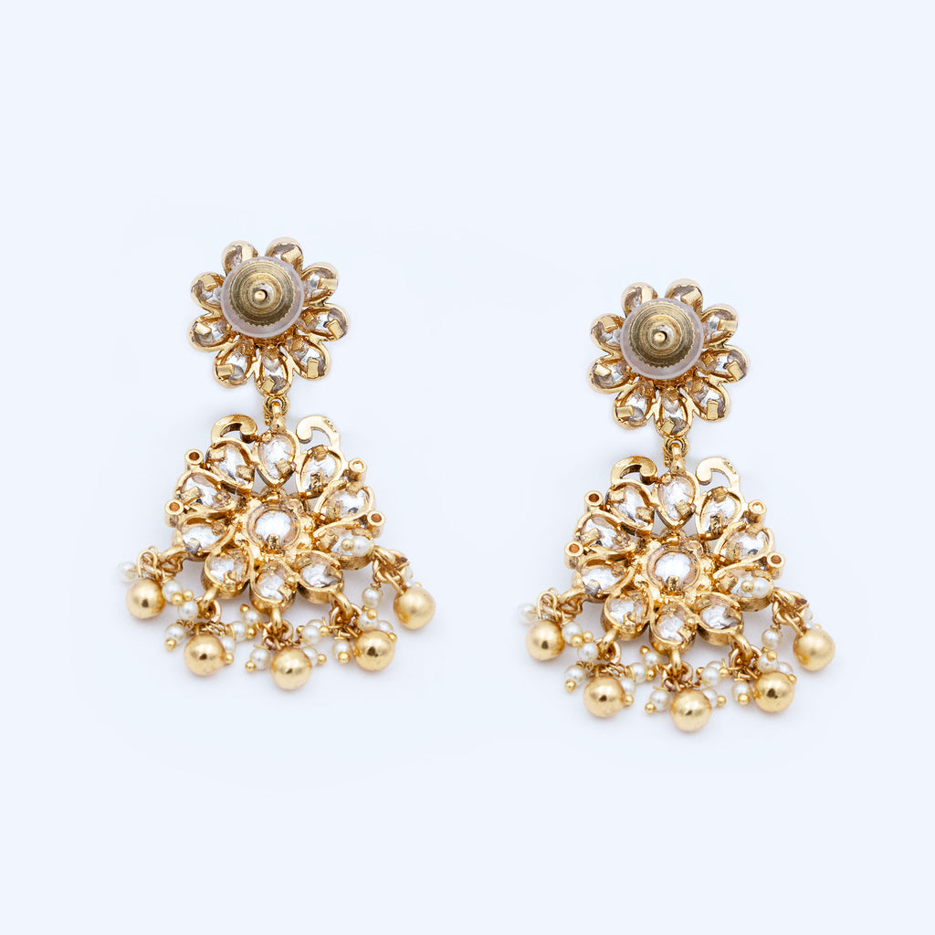 Traditional Floral Earring Set