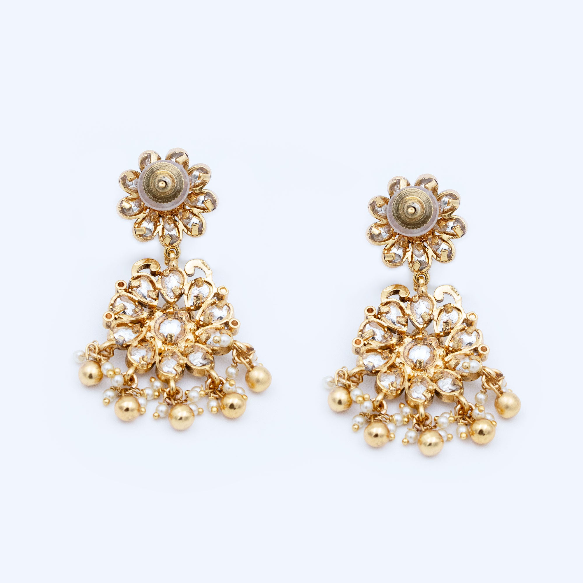 Traditional Floral Earring Set