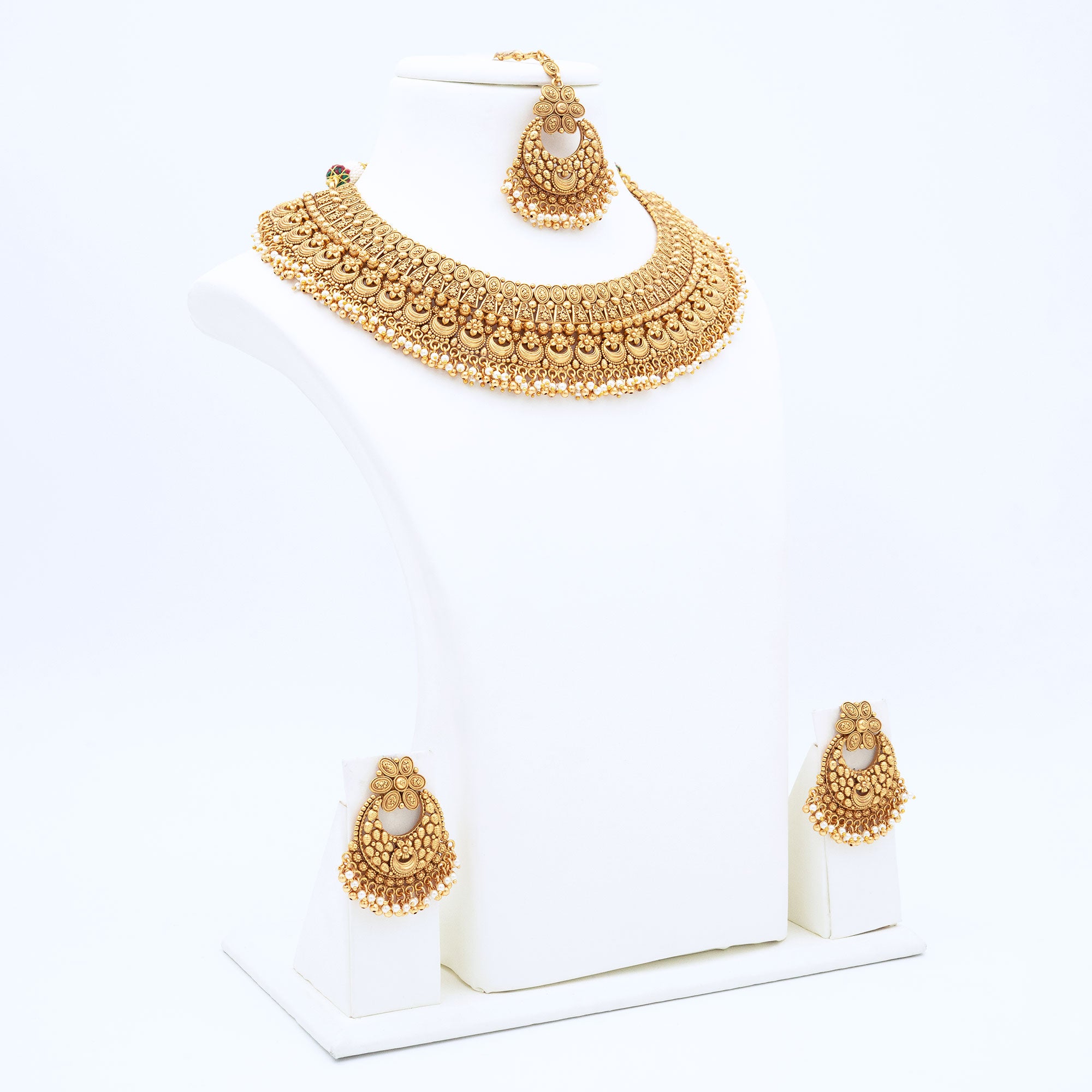 Trendy Crescent Necklace Set