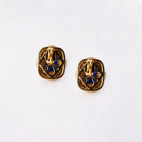 Modern Cushion Cut Earrings
