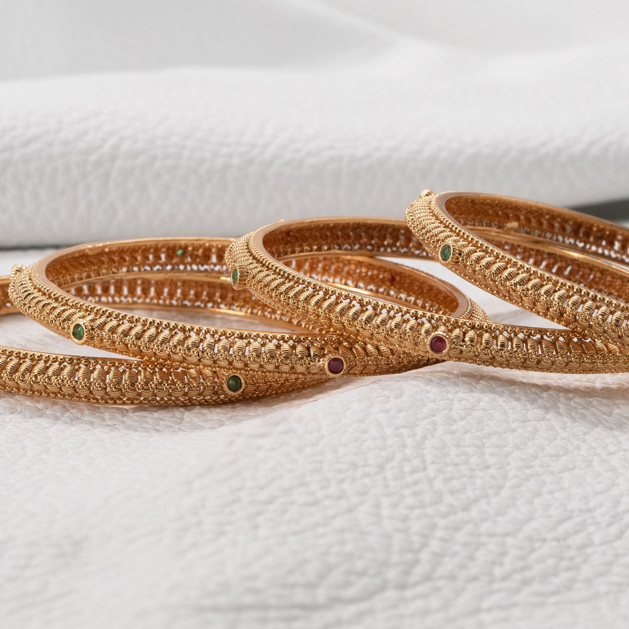 Trendy Flat Bangles (Set of 4)