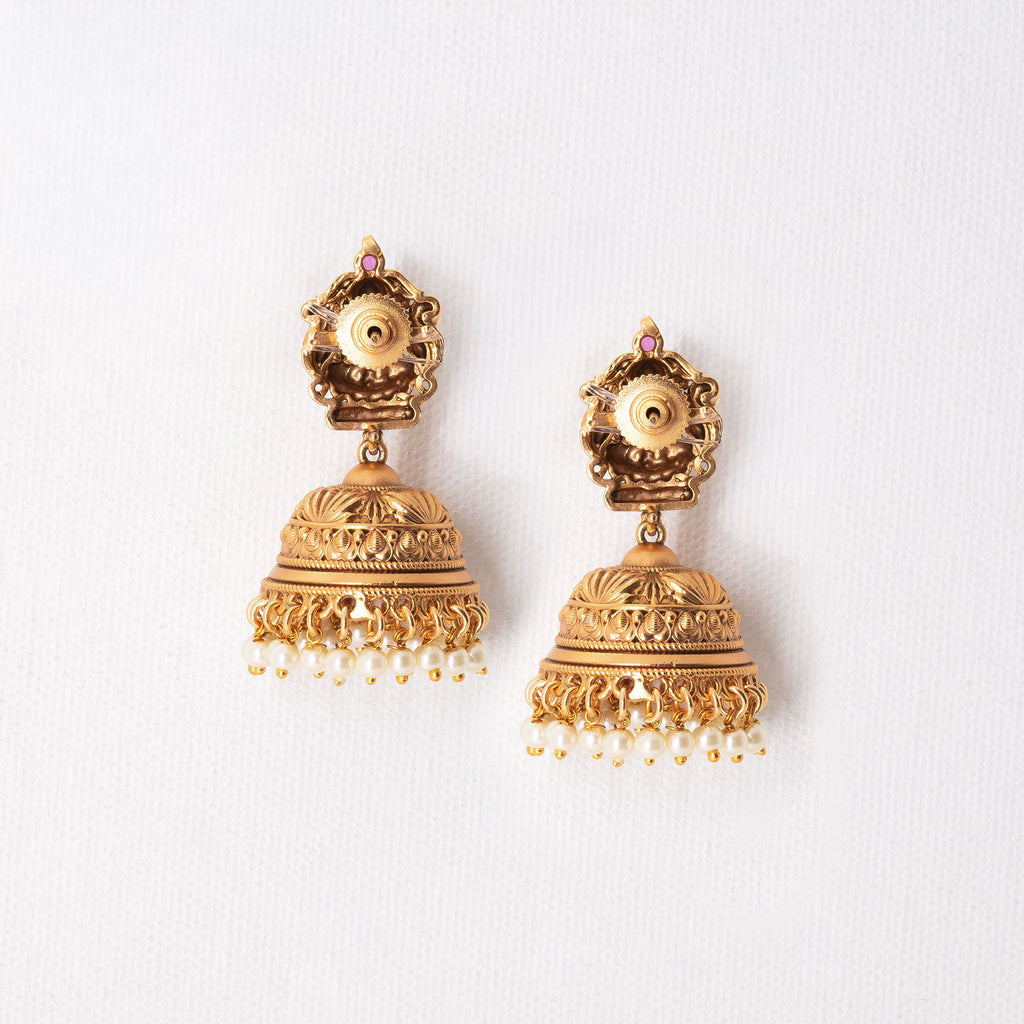 Traditional Lakshmi Earring Set