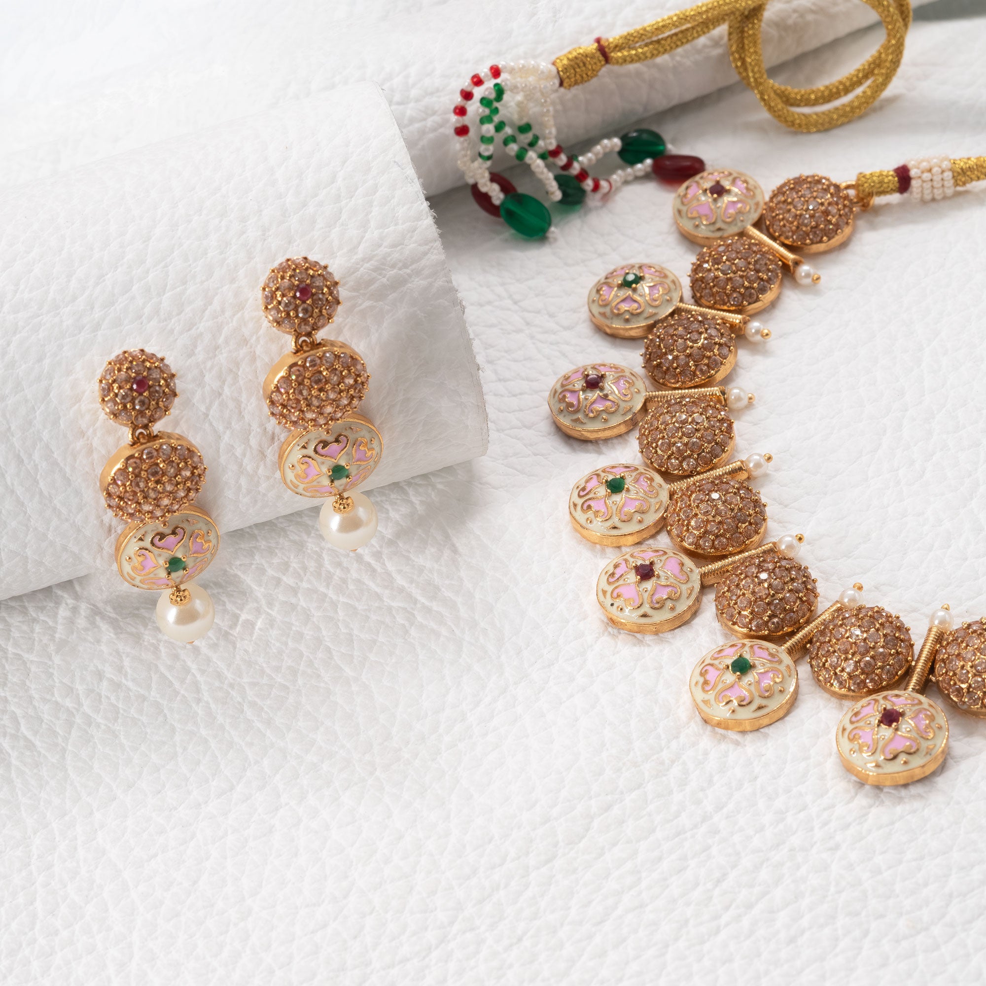 Trendy Invert Pendant Necklace Set