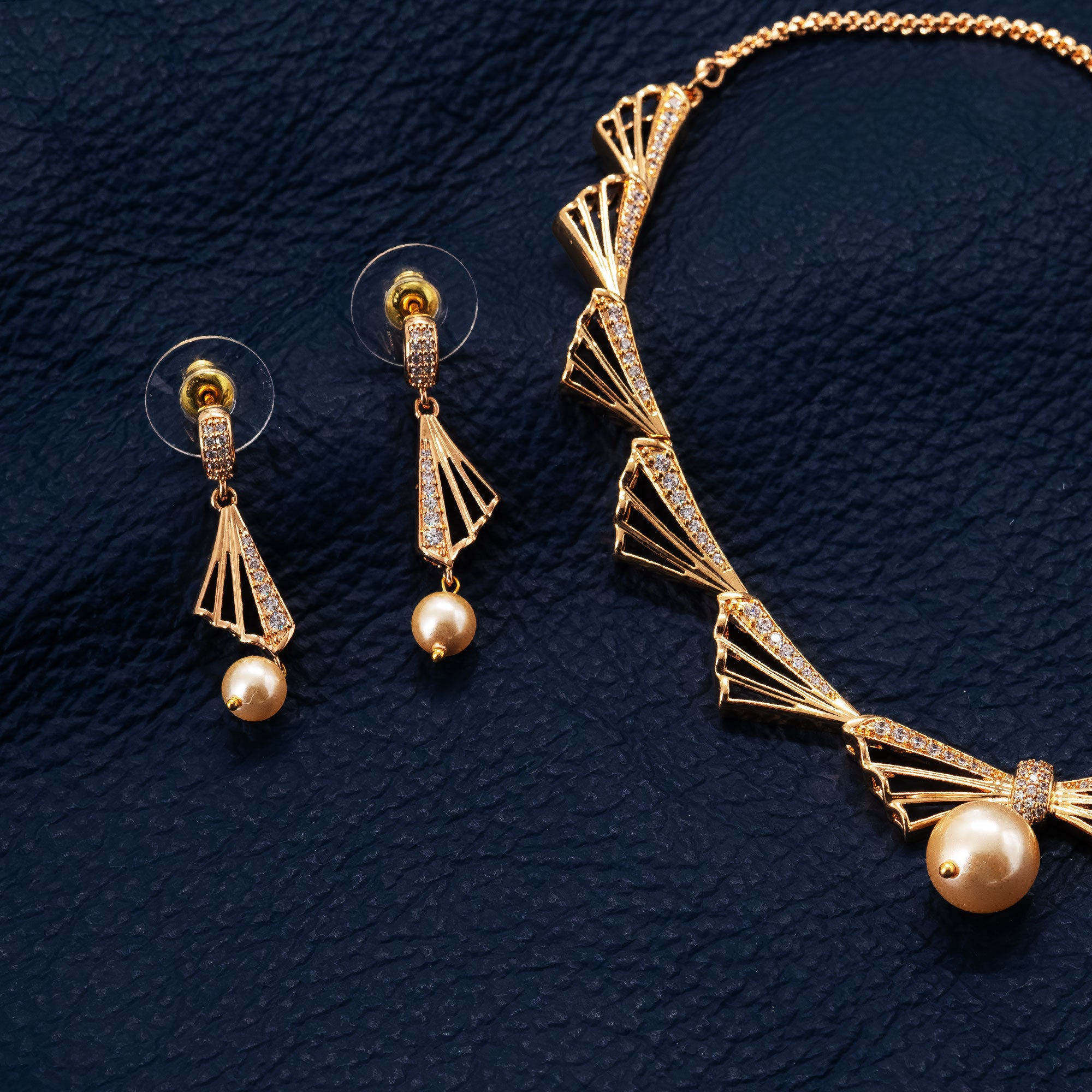 Modern Butterfly Necklace Set