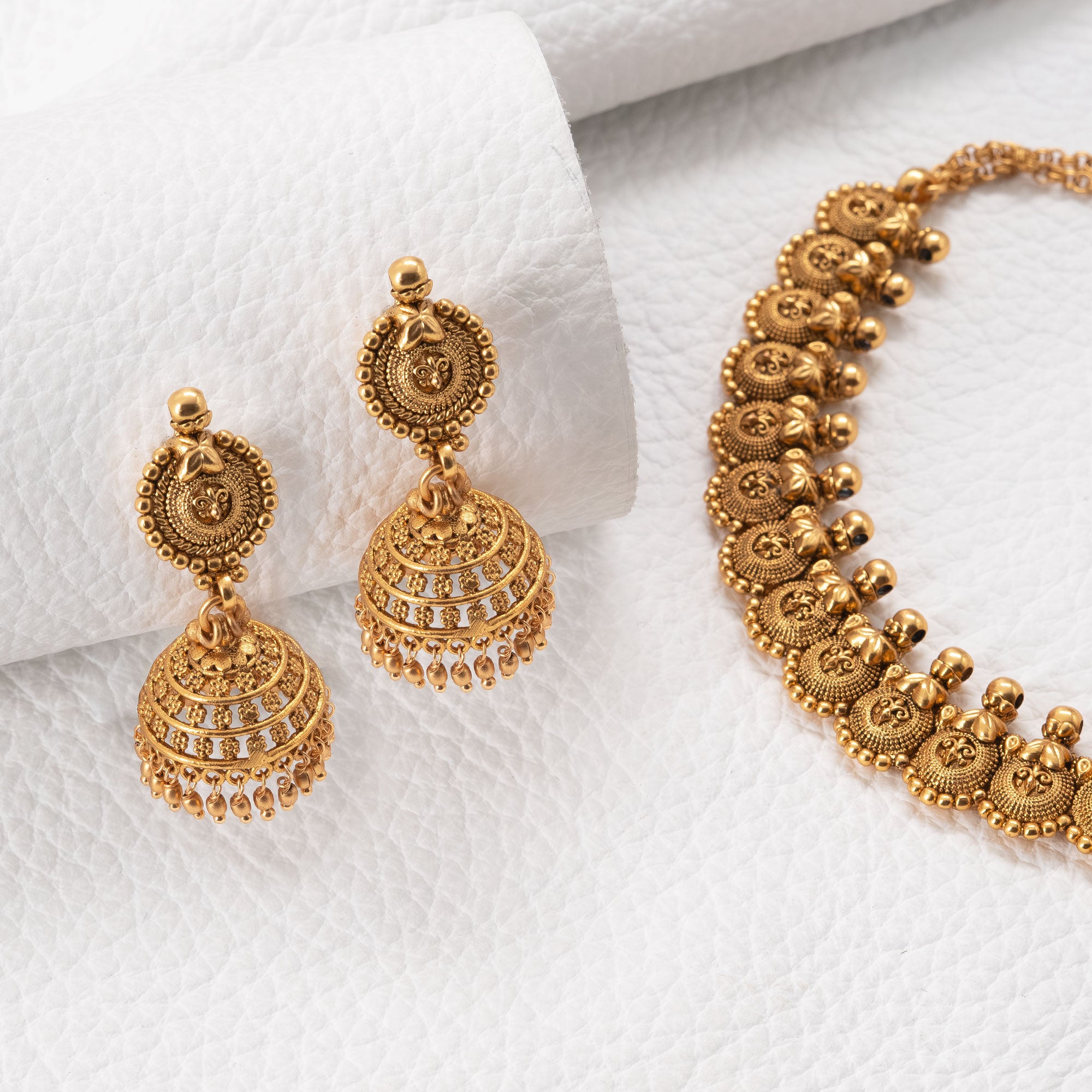 Traditional Tiny Coin Necklace Set