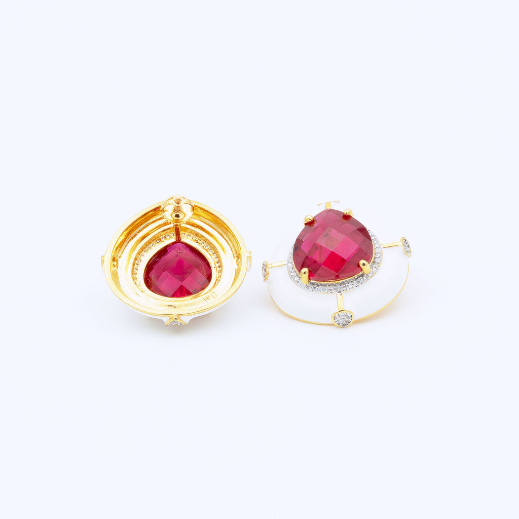 Modern Spear Shape Earrings