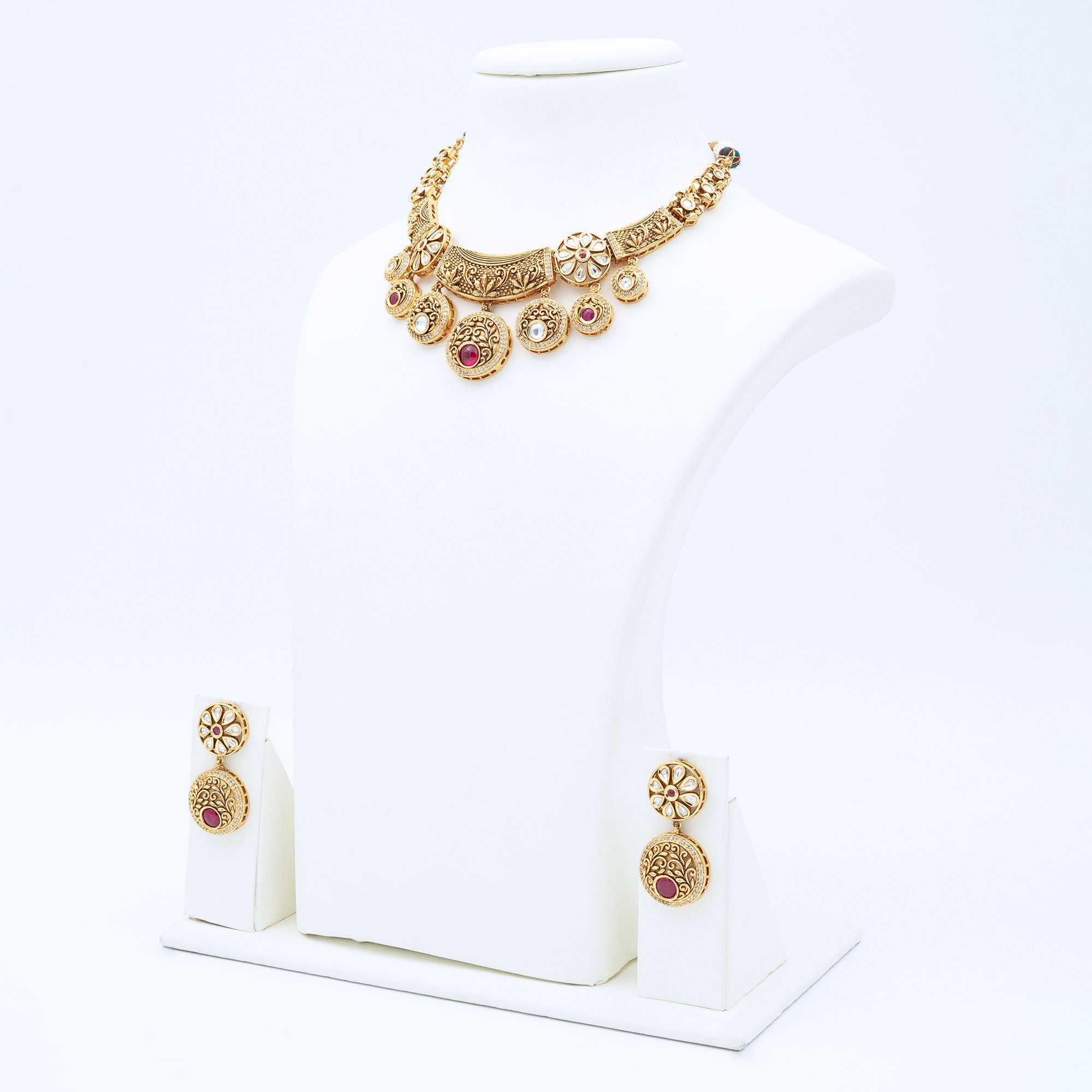 Trendy Box Necklace Set