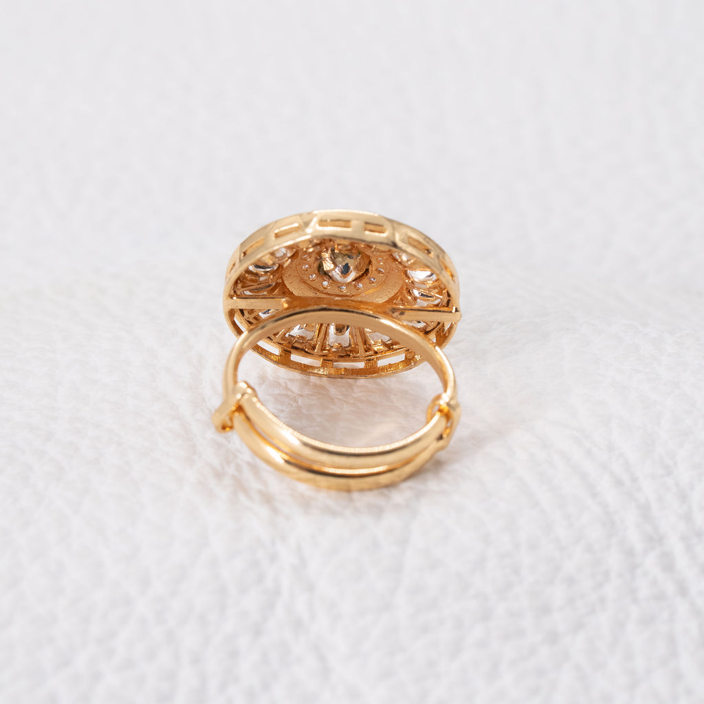 Trendy Round Geometrical Ring