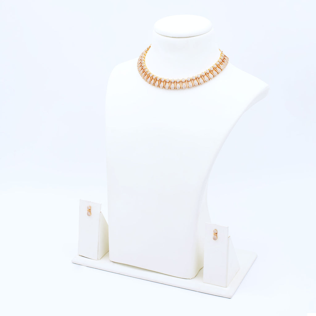 Modern Pineapple Necklace Set