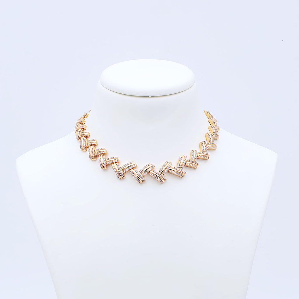 Modern Link Necklace Set