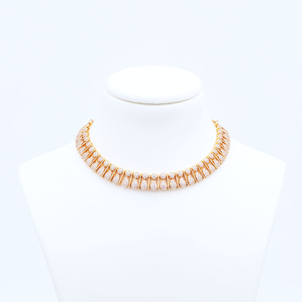 Modern Pineapple Necklace Set