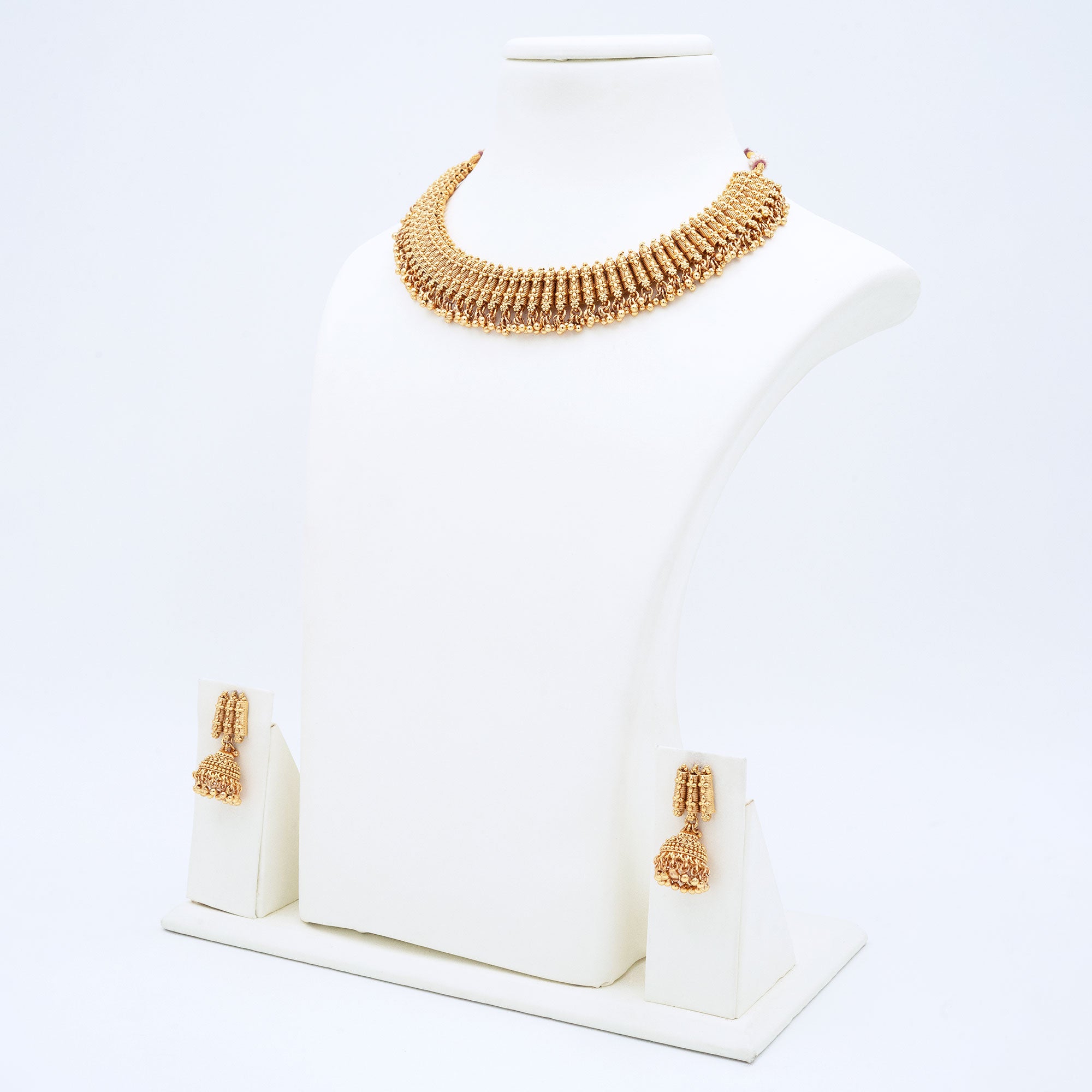 Traditional Column Necklace Set