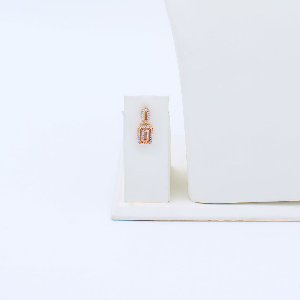 Modern Hollow Box Necklace Set