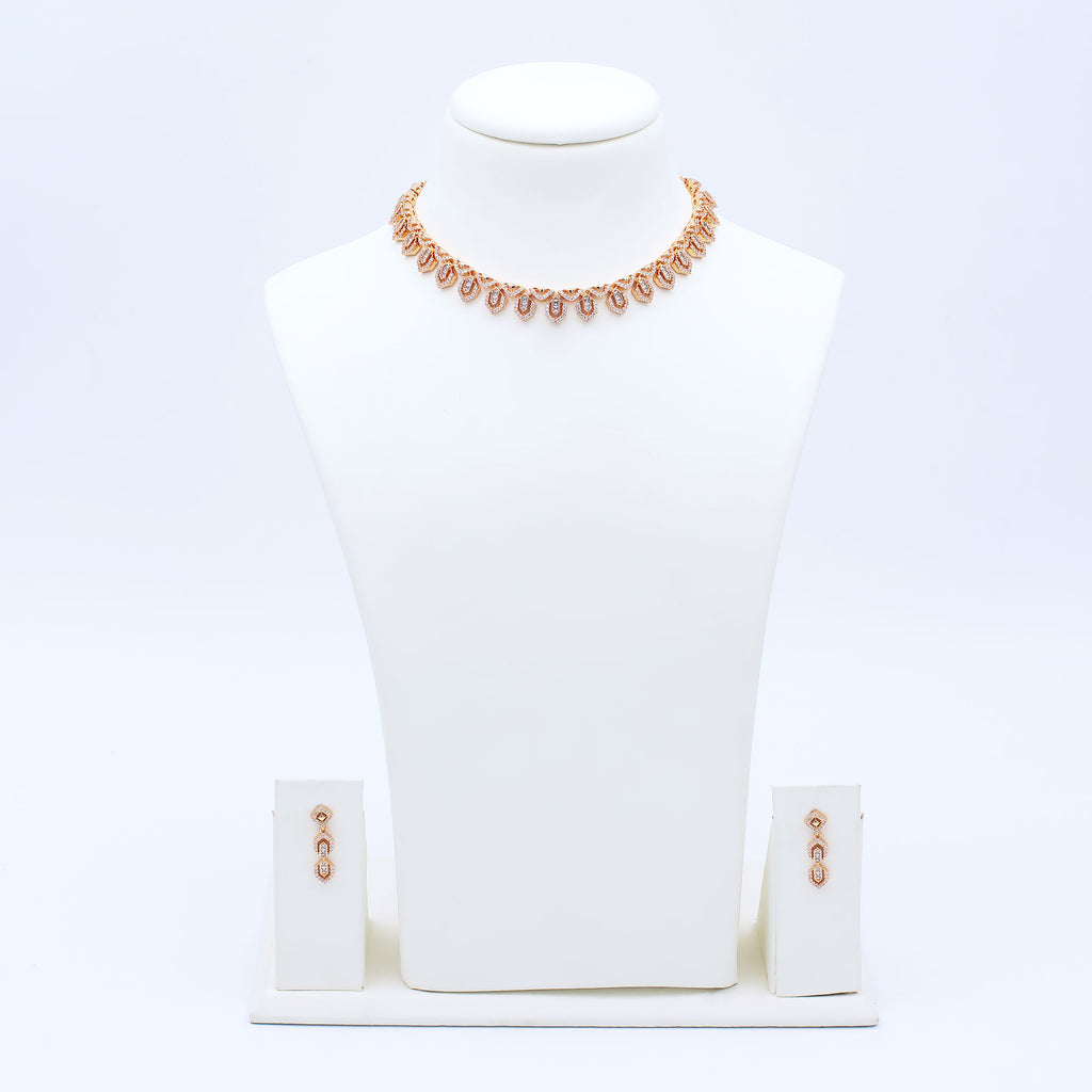 Modern Geometrical Necklace Set