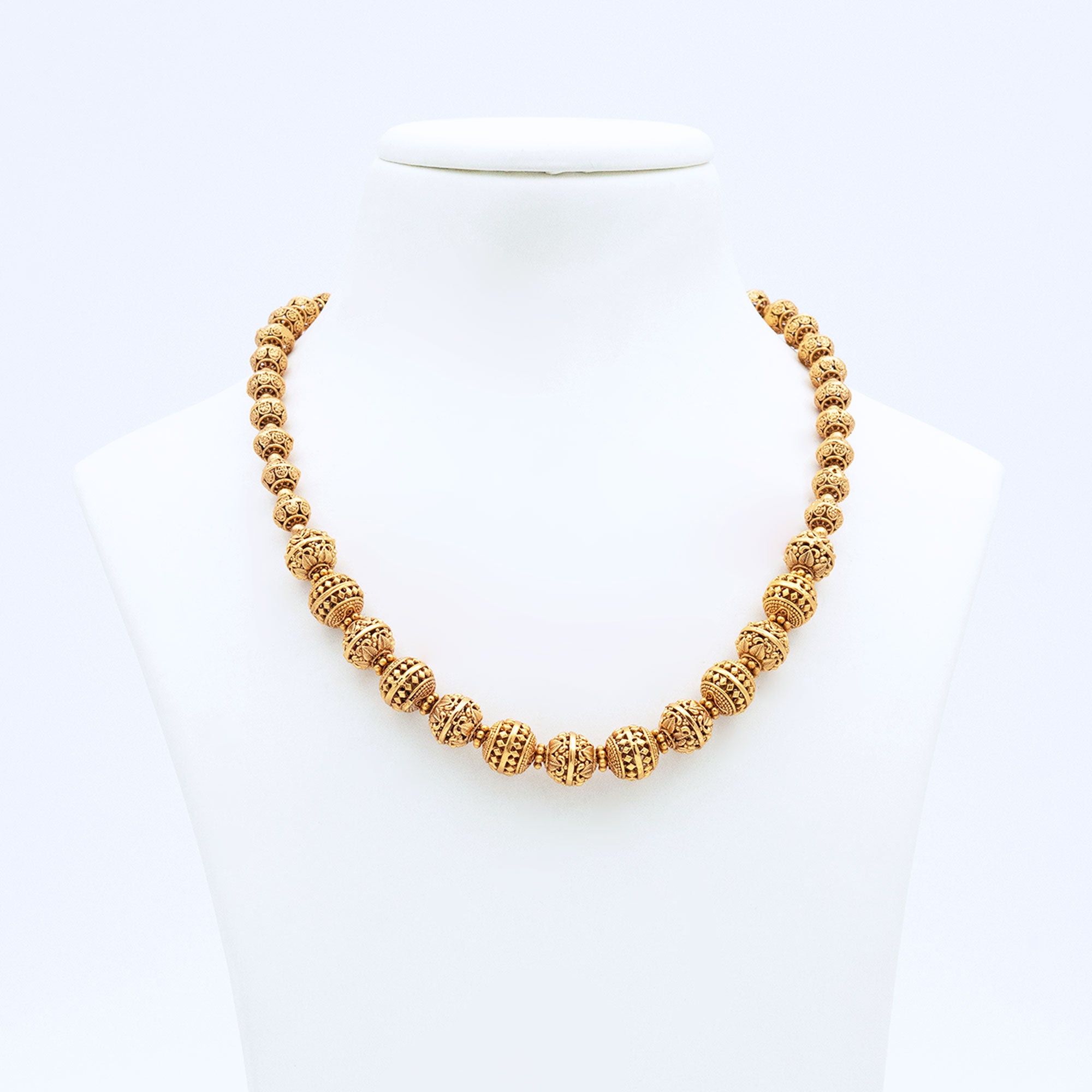 Trendy Small Rudraksha Necklace Set