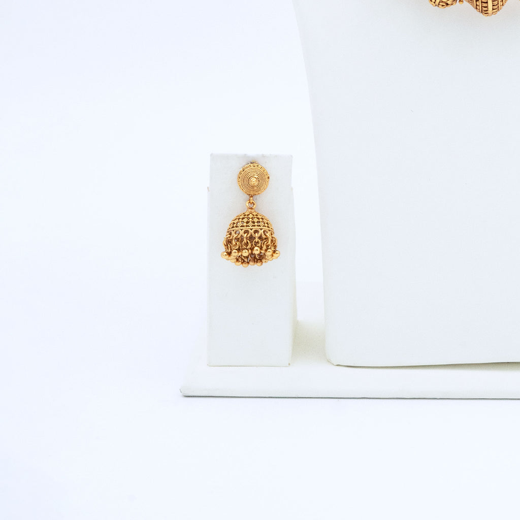 Trendy Big Rudraksha Necklace Set