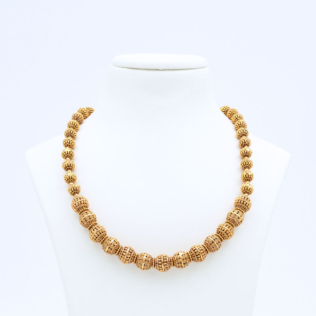Trendy Big Rudraksha Necklace Set