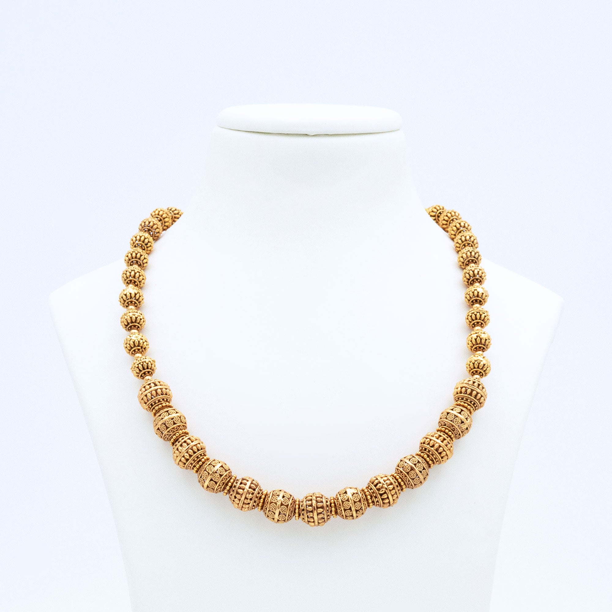 Trendy Big Rudraksha Necklace Set