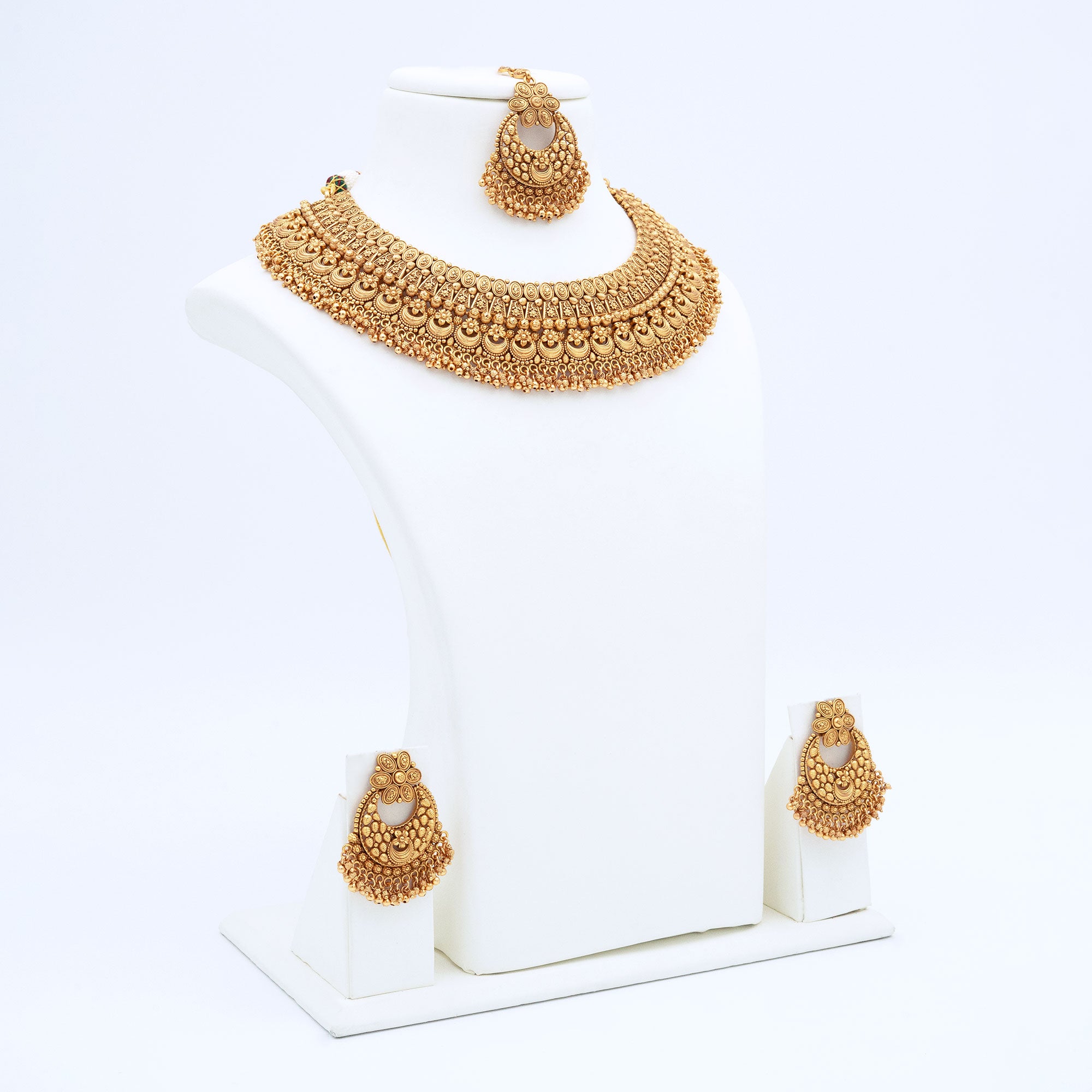 Trendy Crescent Necklace Set